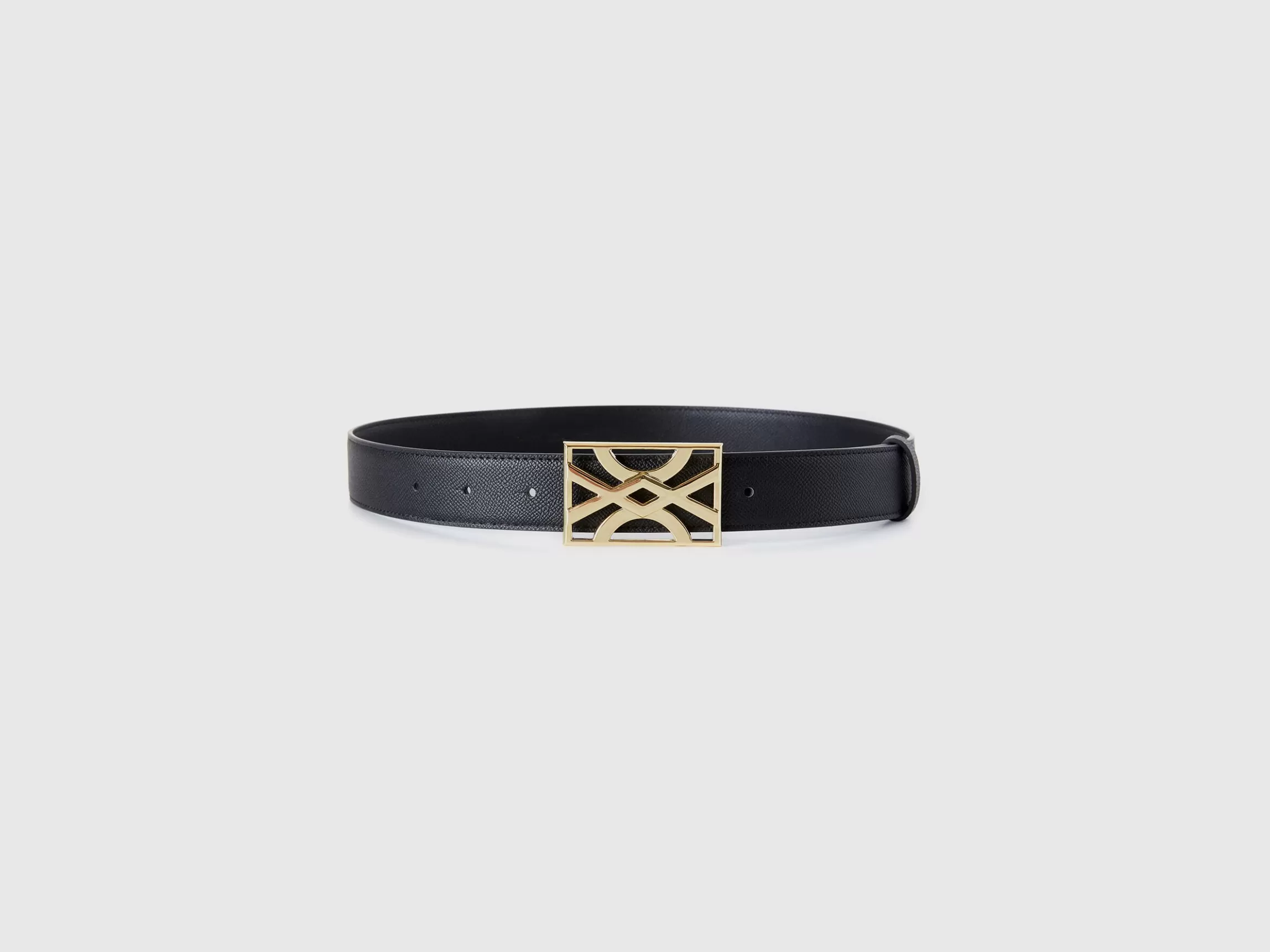 United Colors of Benetton belt with logoed buckle