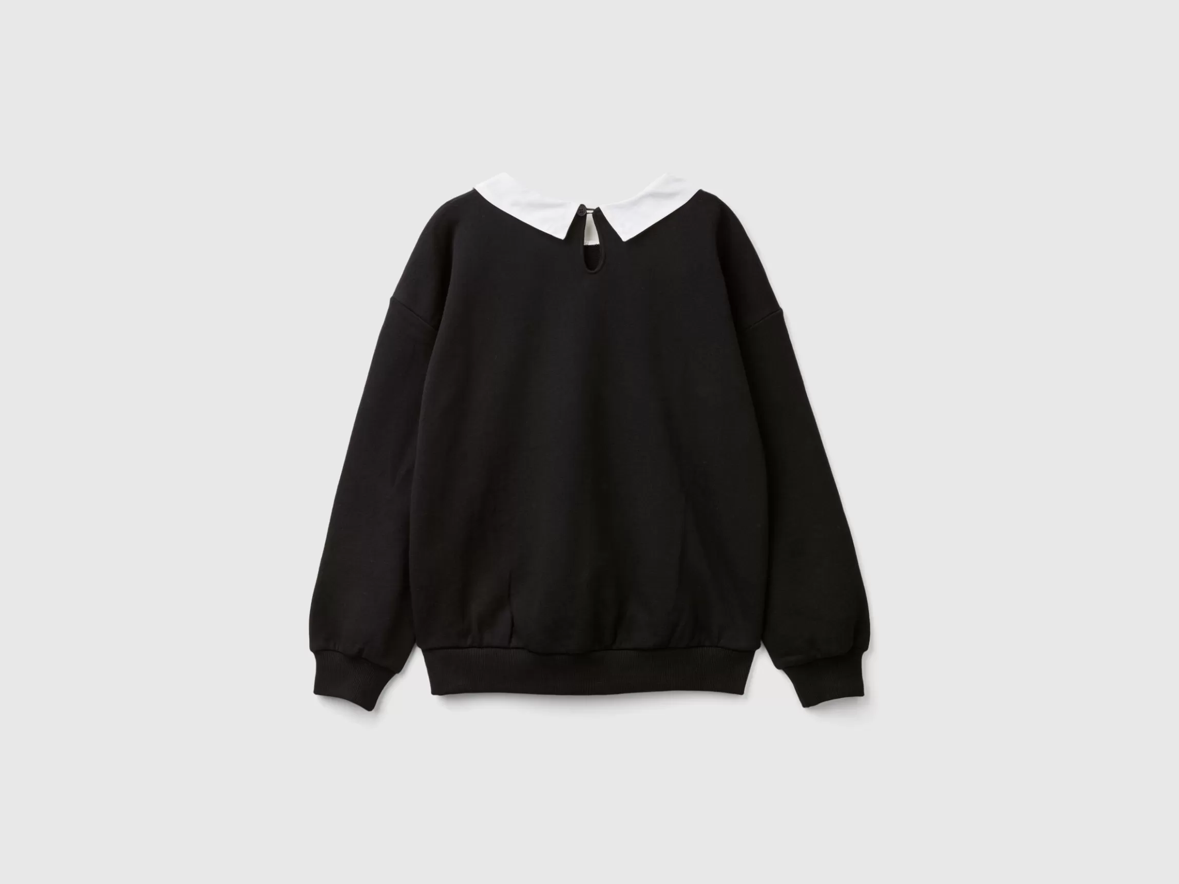 United Colors of Benetton Wednesday Addams collared sweatshirt
