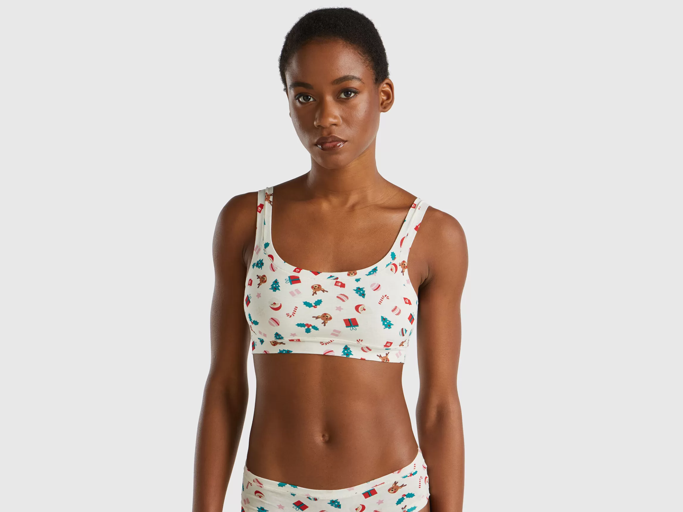 United Colors of Benetton Bra with Christmas print