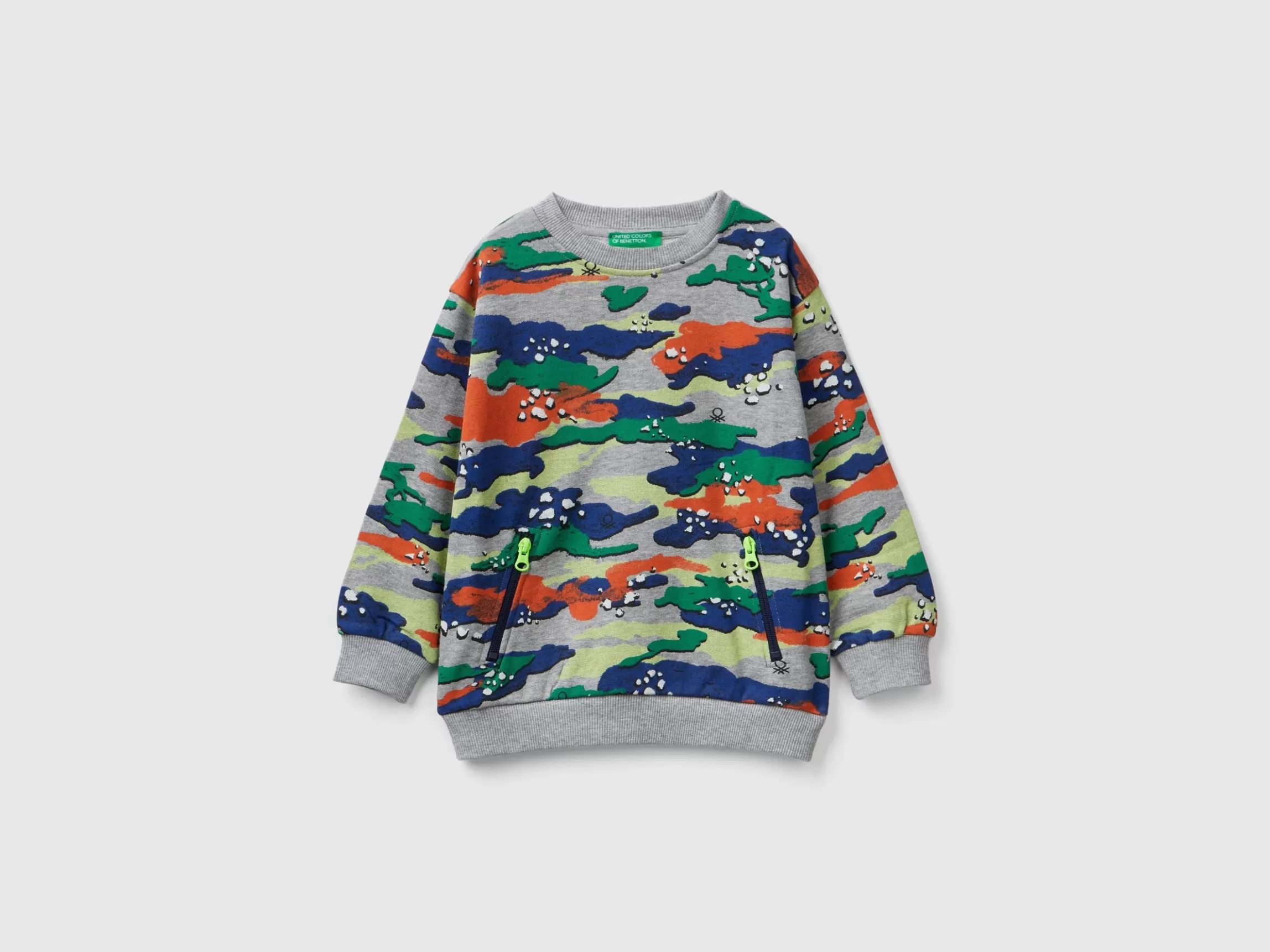 United Colors of Benetton Camouflage print sweatshirt