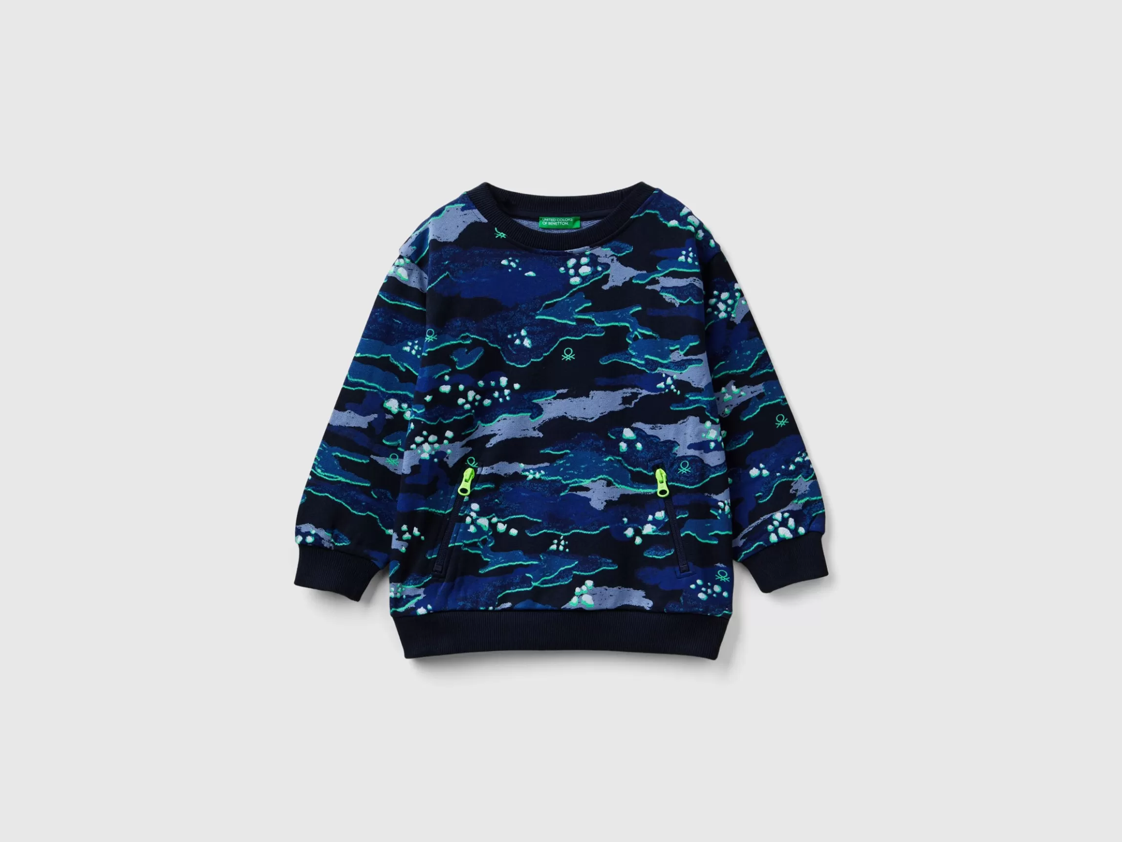 United Colors of Benetton Camouflage print sweatshirt