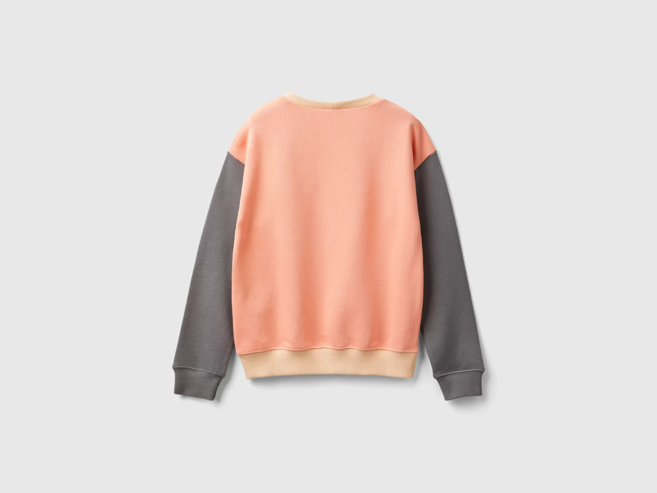 United Colors of Benetton 100% cotton sweatshirt with glittery logo