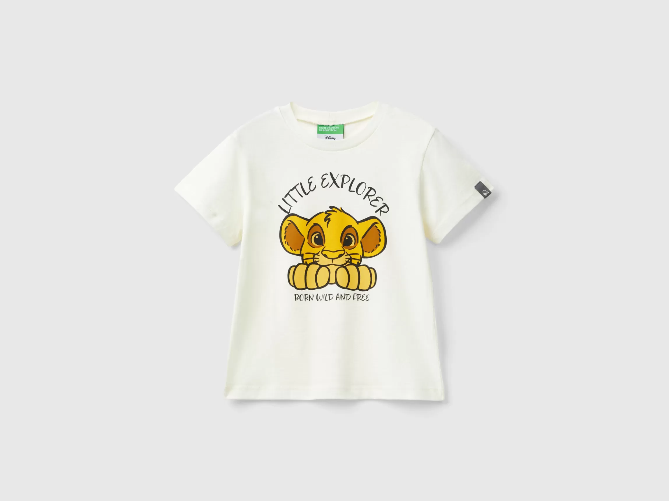 United Colors of Benetton Cream white ©Disney Simba t-shirt