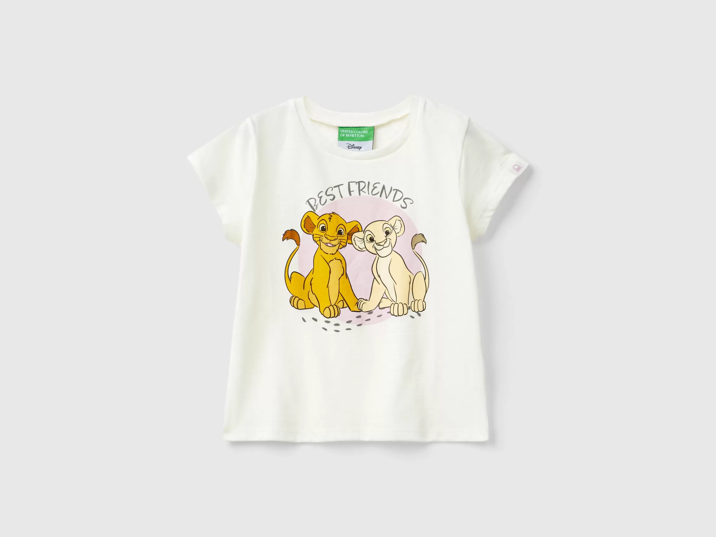 United Colors of Benetton Cream white ©Disney The Lion King t-shirt