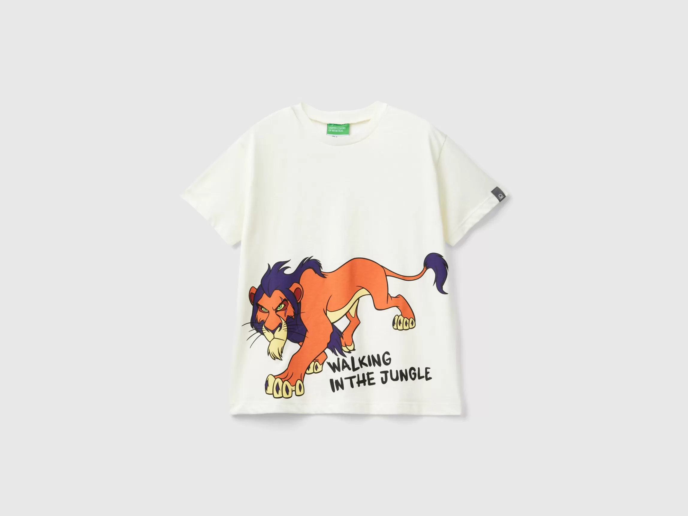 United Colors of Benetton Cream white ©Disney The Lion King t-shirt