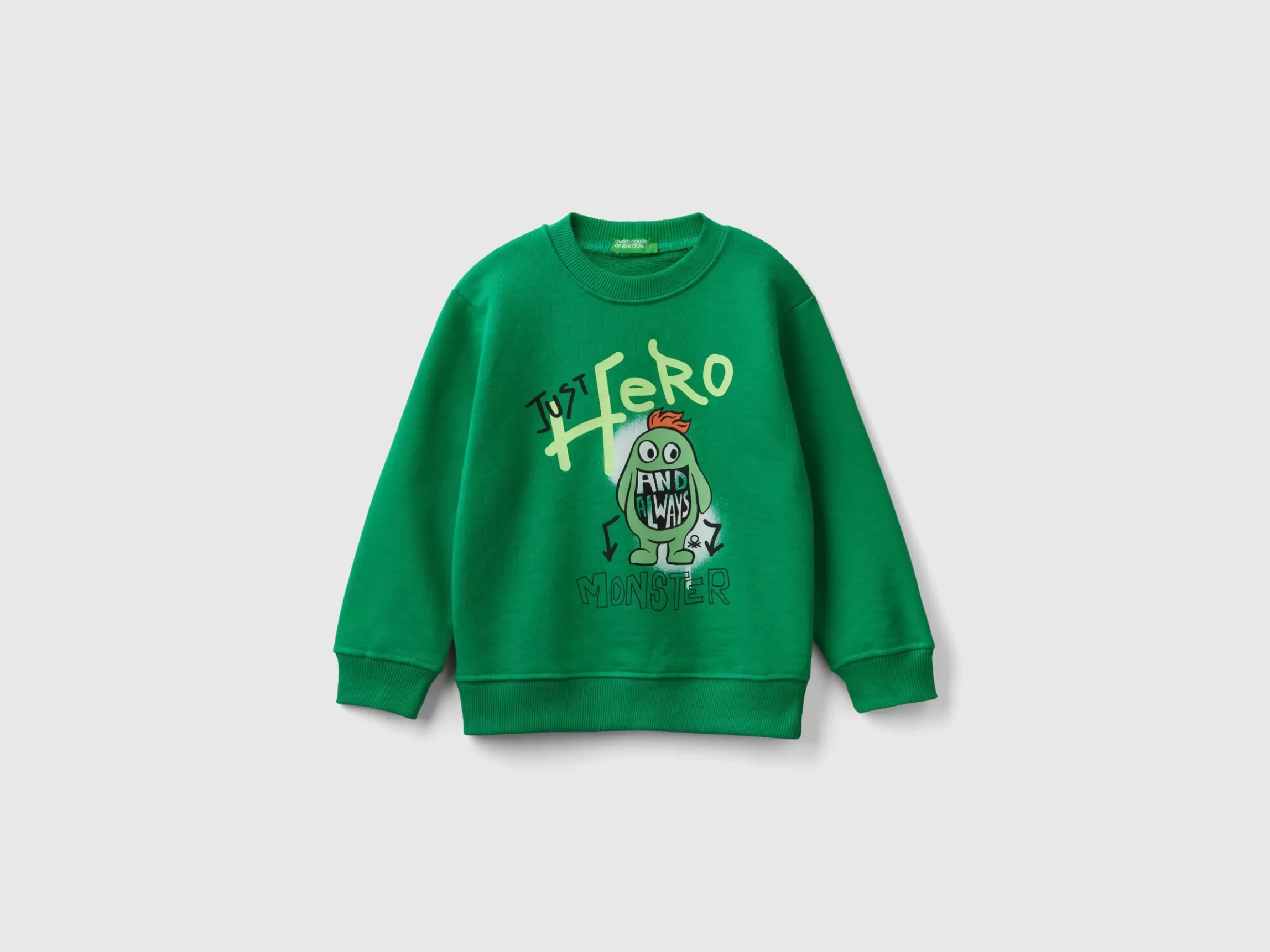 United Colors of Benetton Crew neck sweatshirt with print