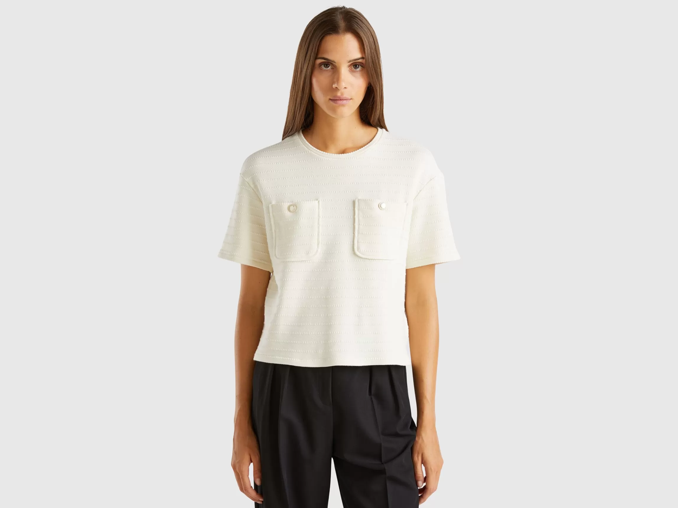 United Colors of Benetton Crew neck t-shirt with pockets