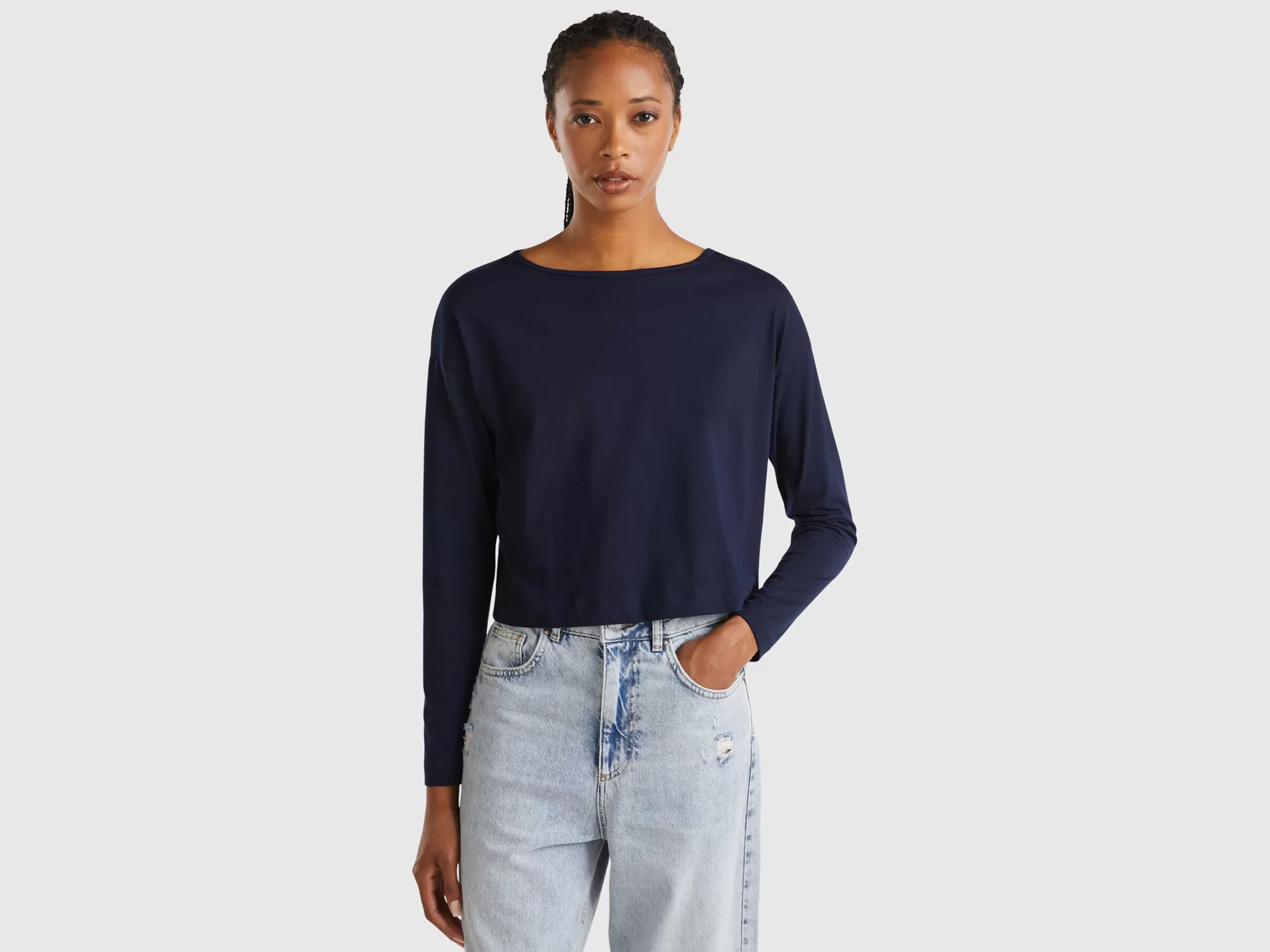 United Colors of Benetton long fiber cotton t-shirt