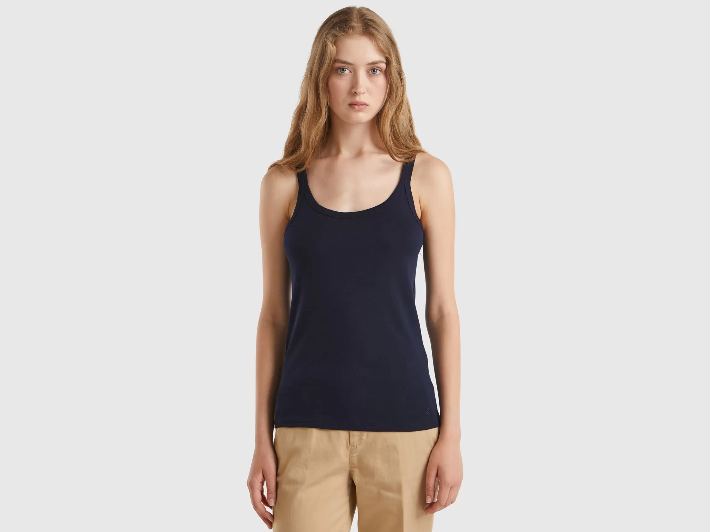 United Colors of Benetton tank top in pure cotton