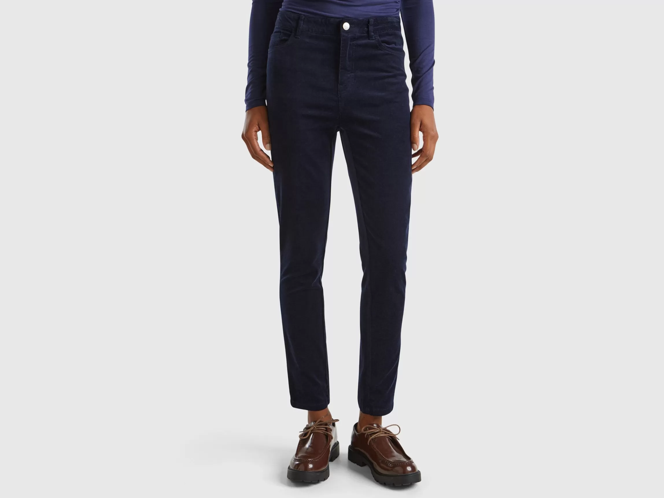 United Colors of Benetton Five pocket velvet trousers