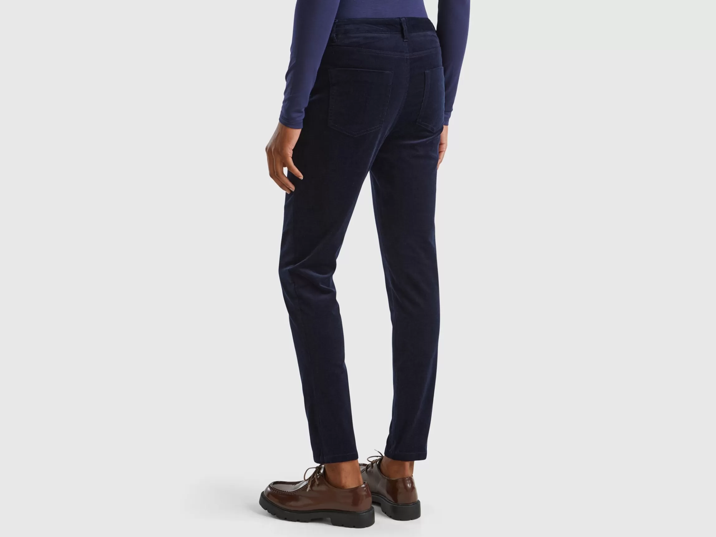 United Colors of Benetton Five pocket velvet trousers