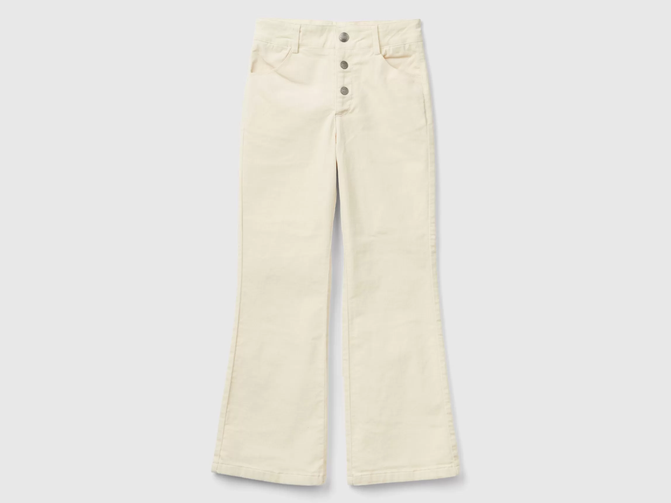 United Colors of Benetton Flare fit velvet trousers