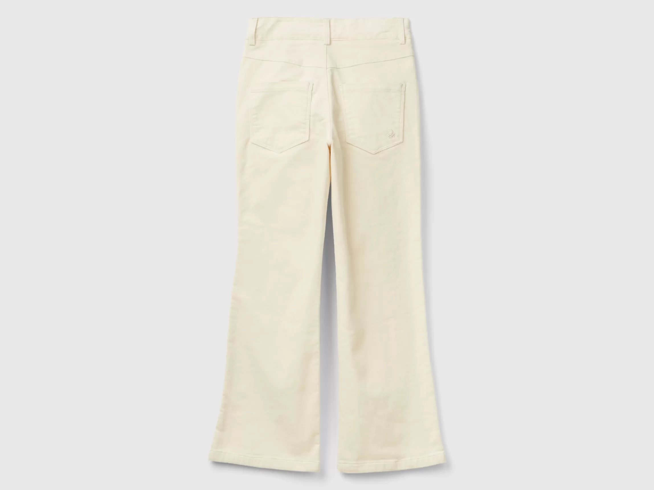 United Colors of Benetton Flare fit velvet trousers