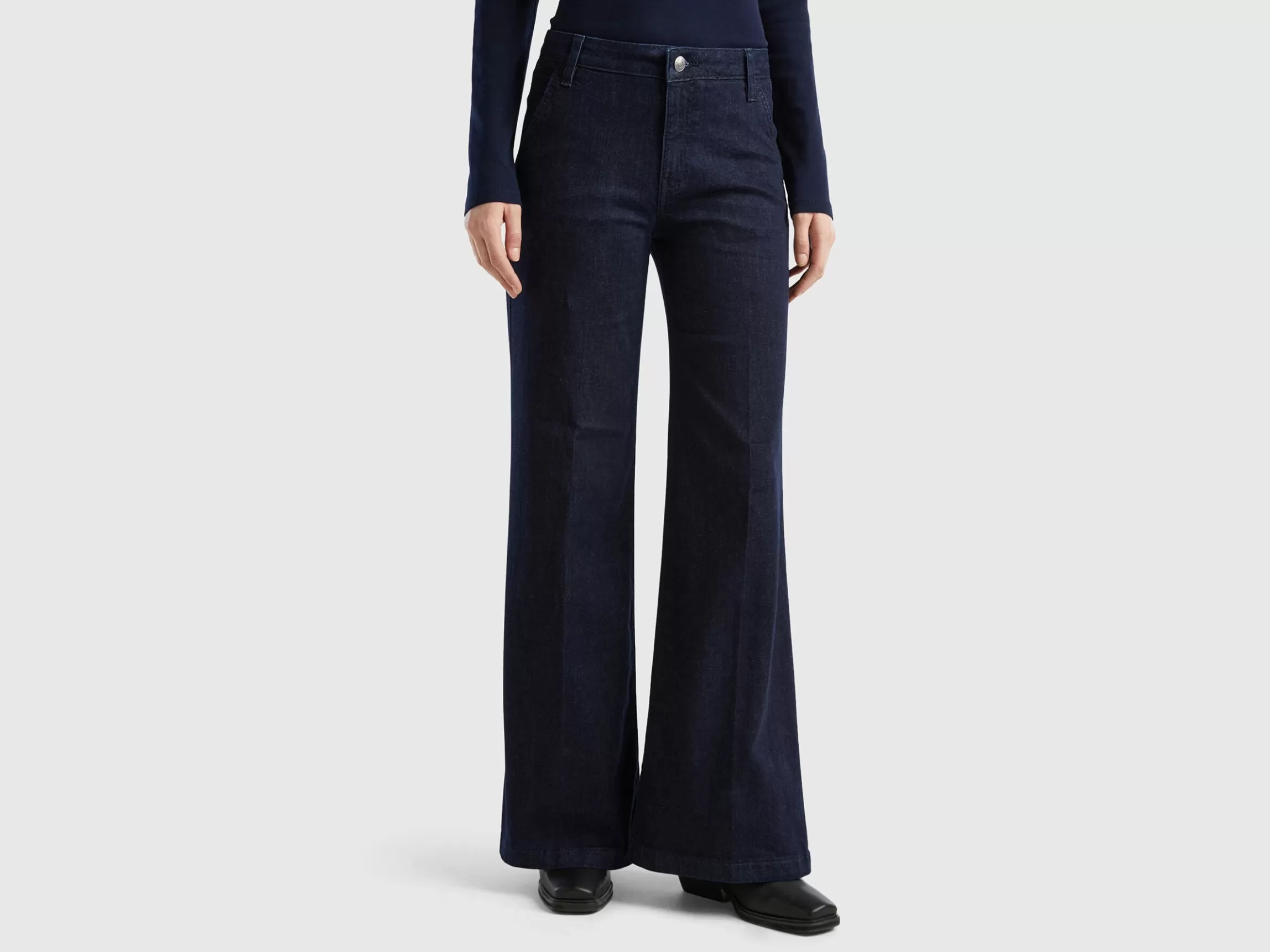 United Colors of Benetton Flared jeans in stretch cotton