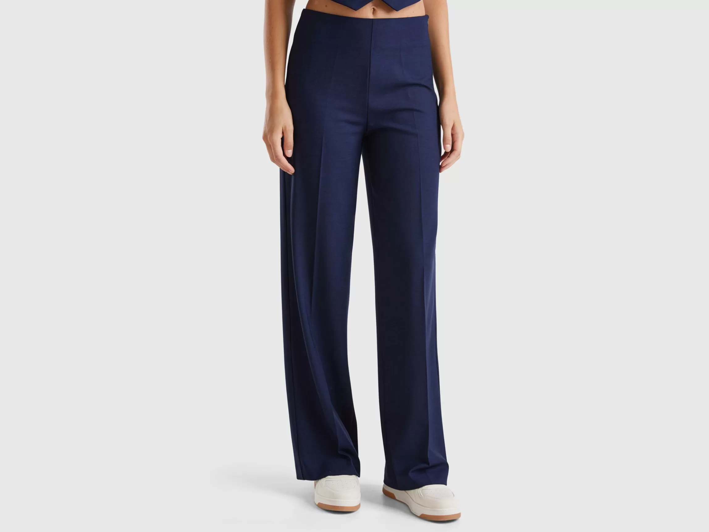 United Colors of Benetton Flowy high-waisted trousers