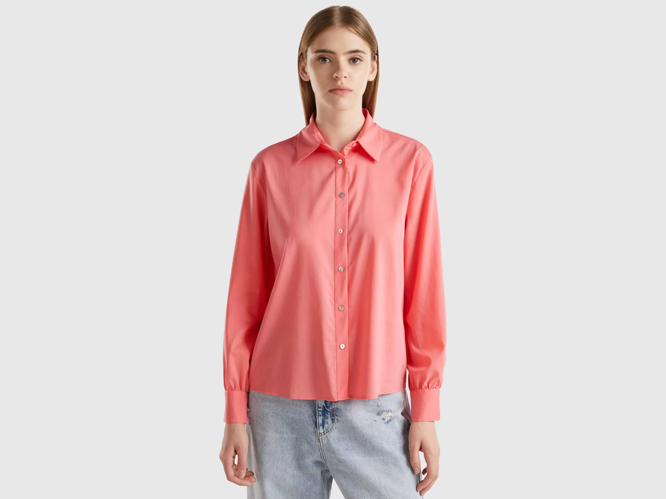United Colors of Benetton Flowy stretch shirt
