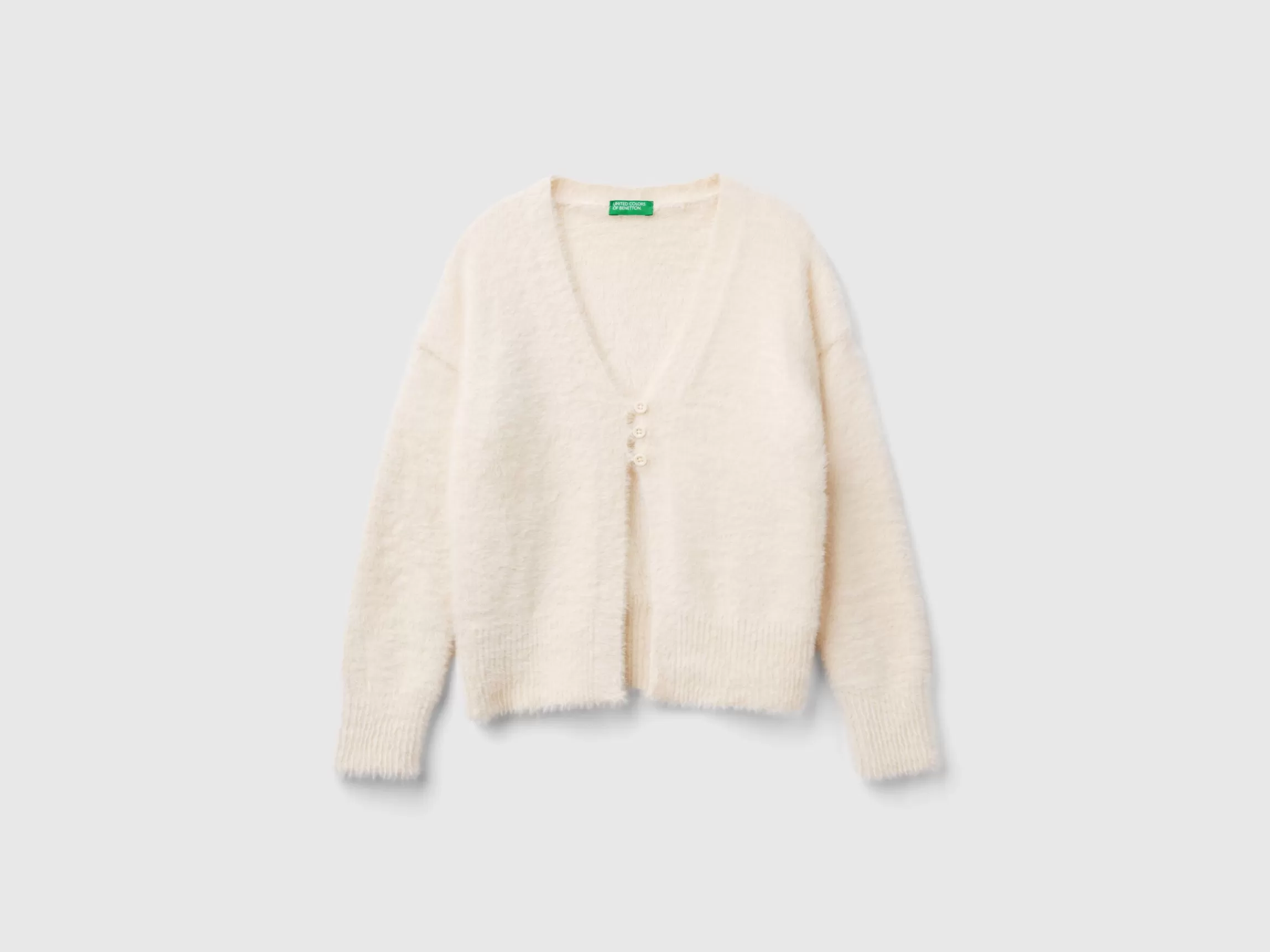 United Colors of Benetton Fluffy yarn cardigan