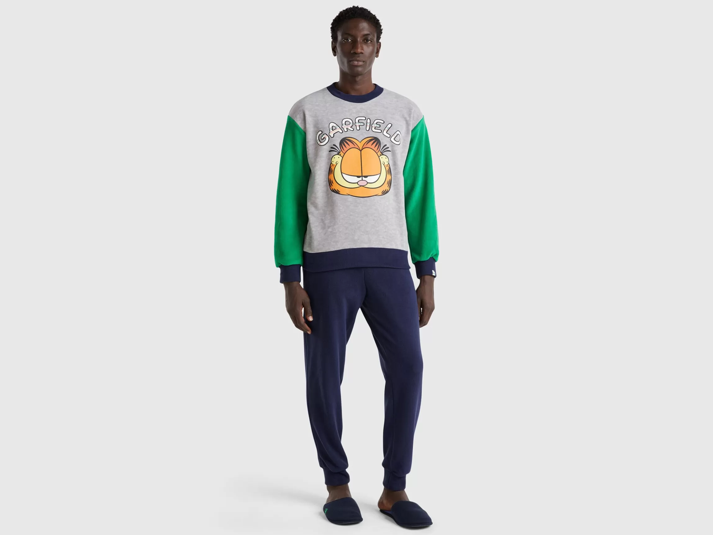 United Colors of Benetton Garfield ©2024 by Paws, Inc. color block pyjamas