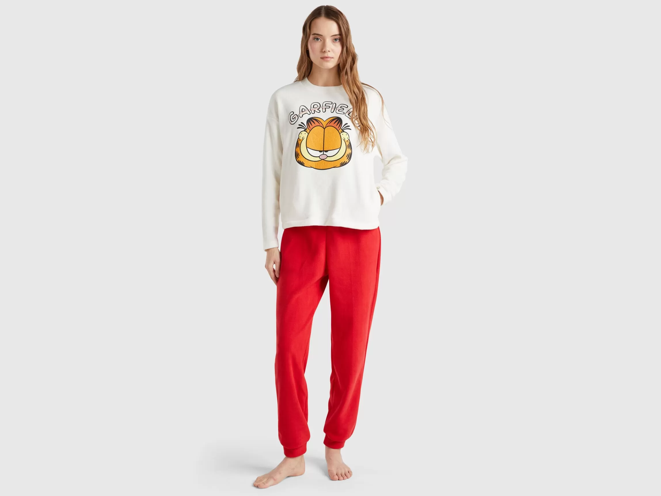 United Colors of Benetton Garfield ©2024 by Paws, Inc. pyjamas in fleece