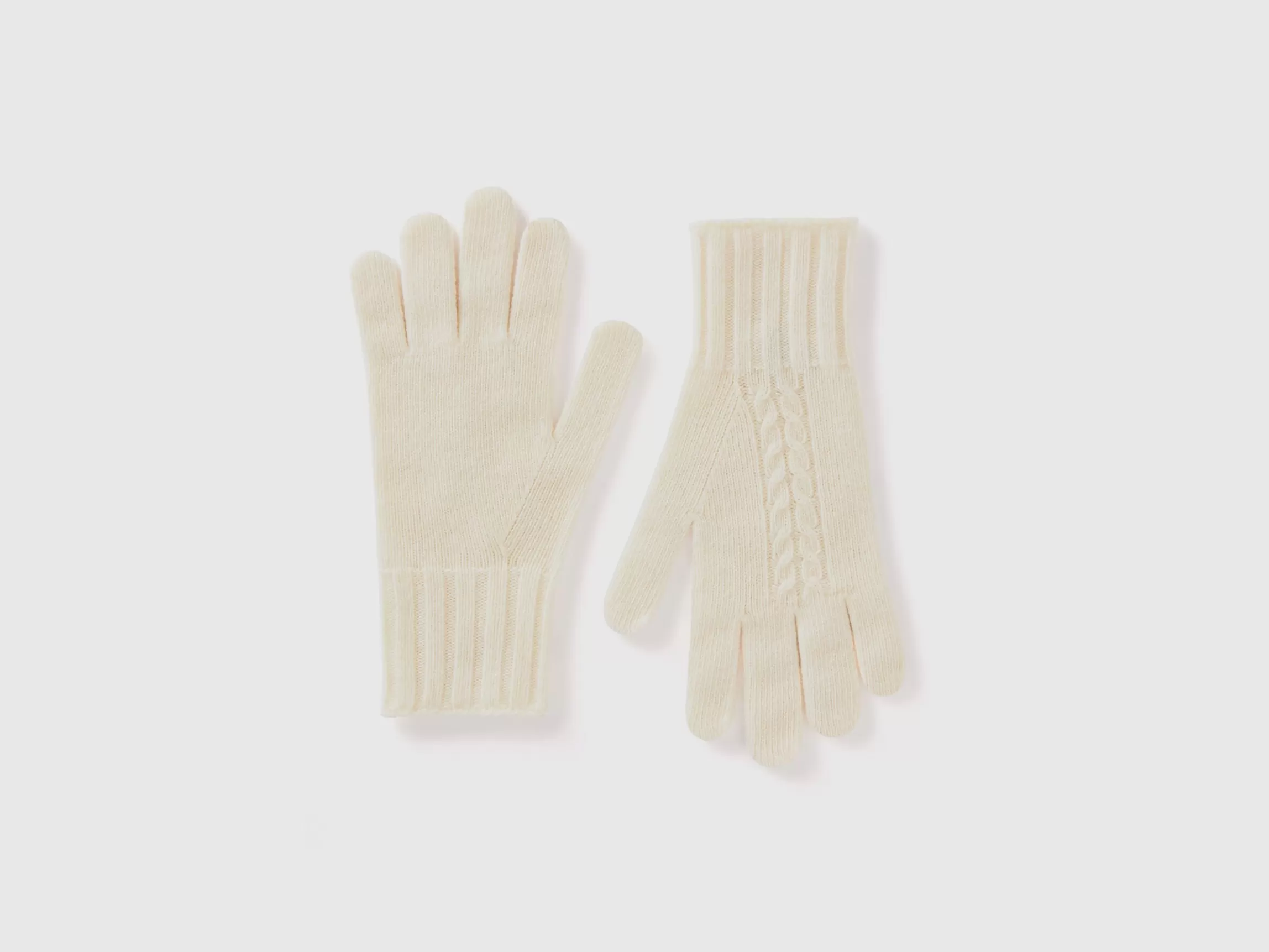 United Colors of Benetton Gloves with cable knit