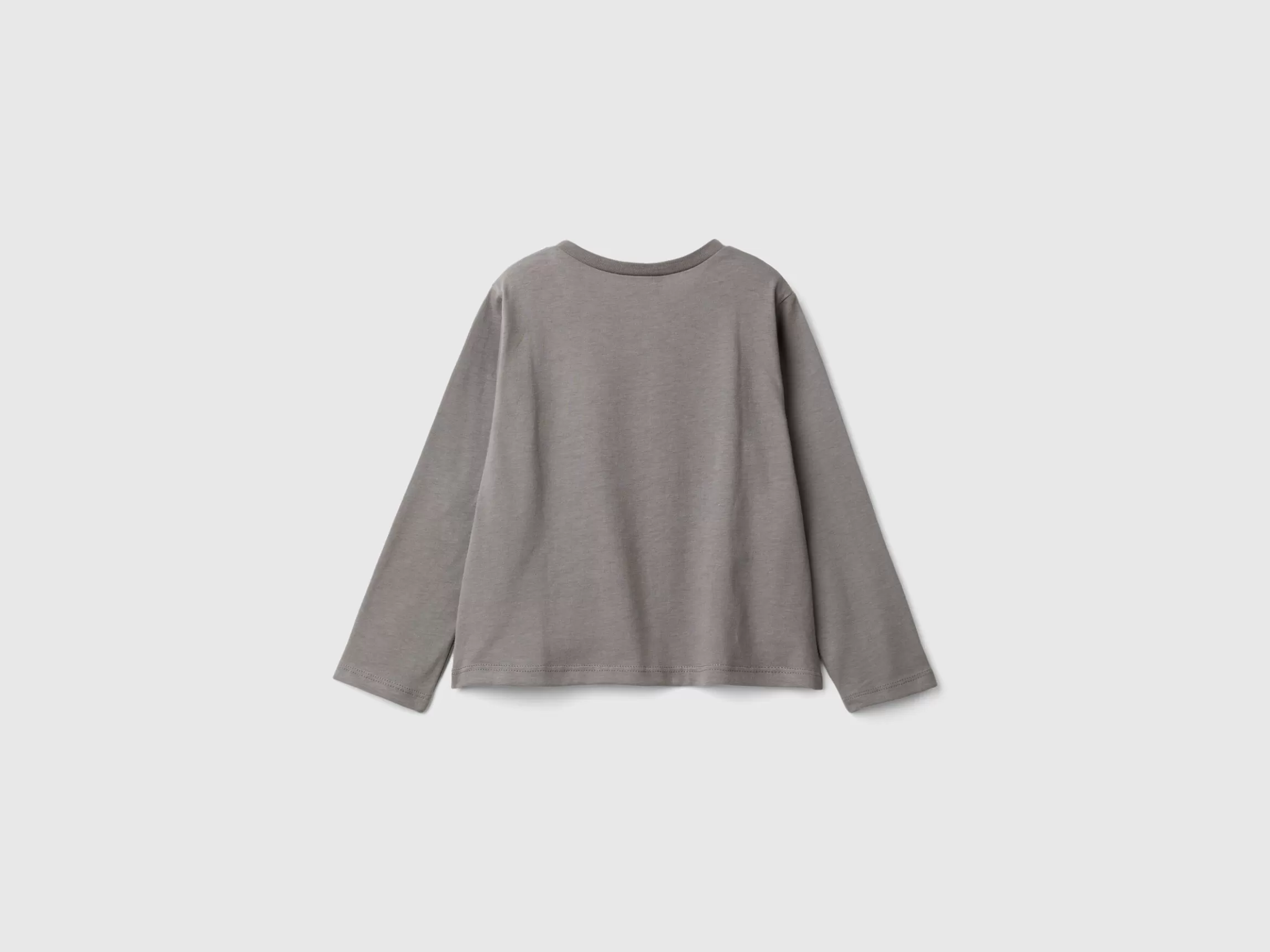 United Colors of Benetton Gray Barbie t-shirt with glossy print