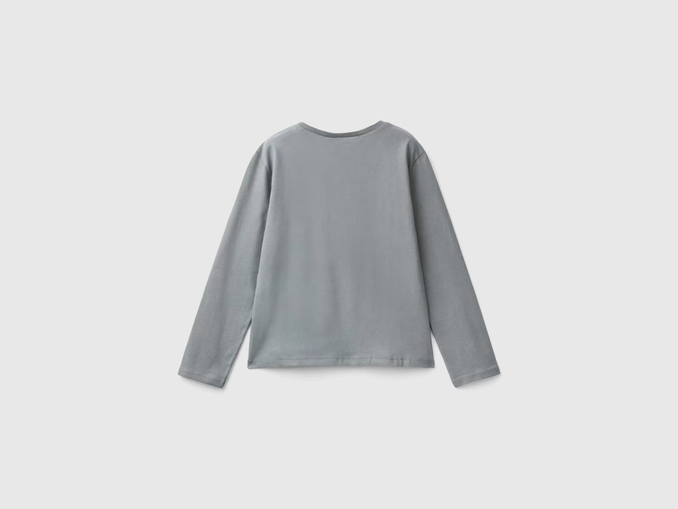 United Colors of Benetton Gray Barbie t-shirt with glossy print
