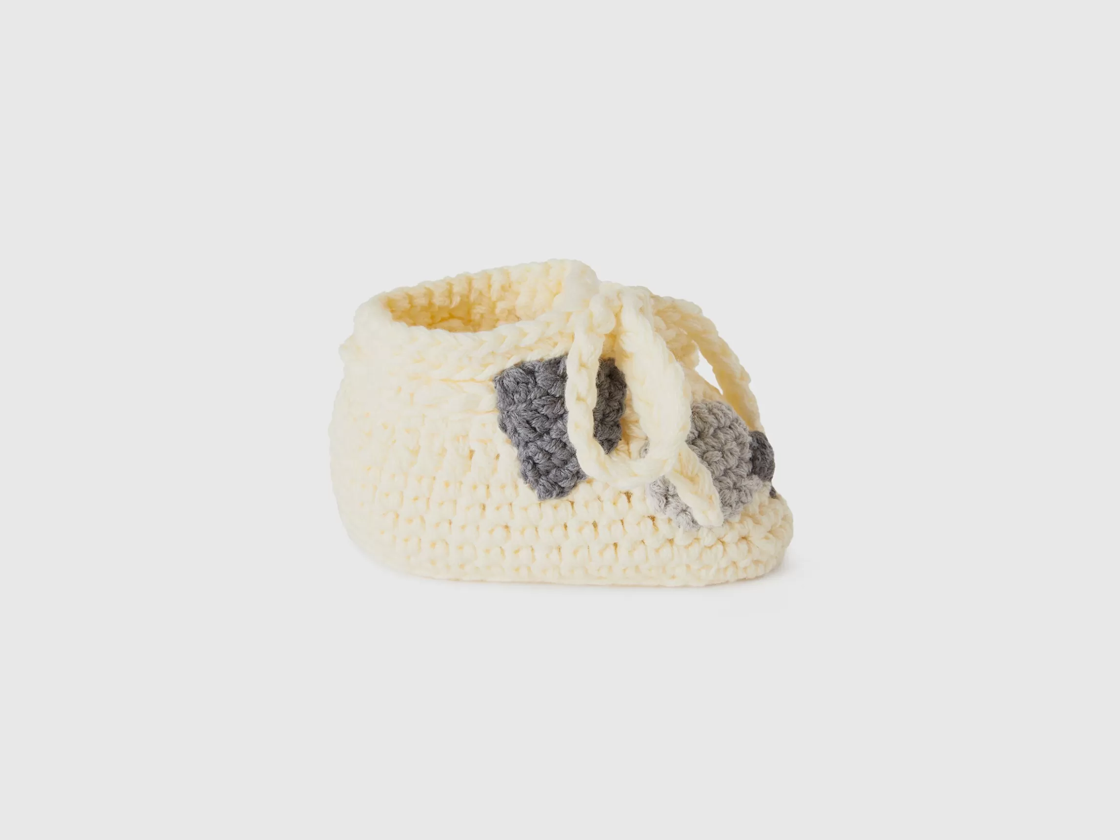 United Colors of Benetton Handmade booties with applique