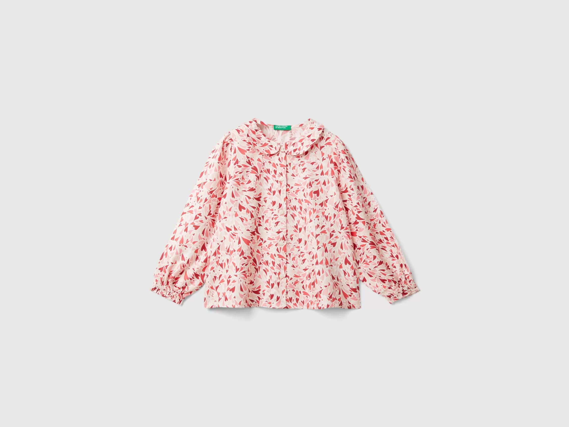 United Colors of Benetton Heart shirt in viscose