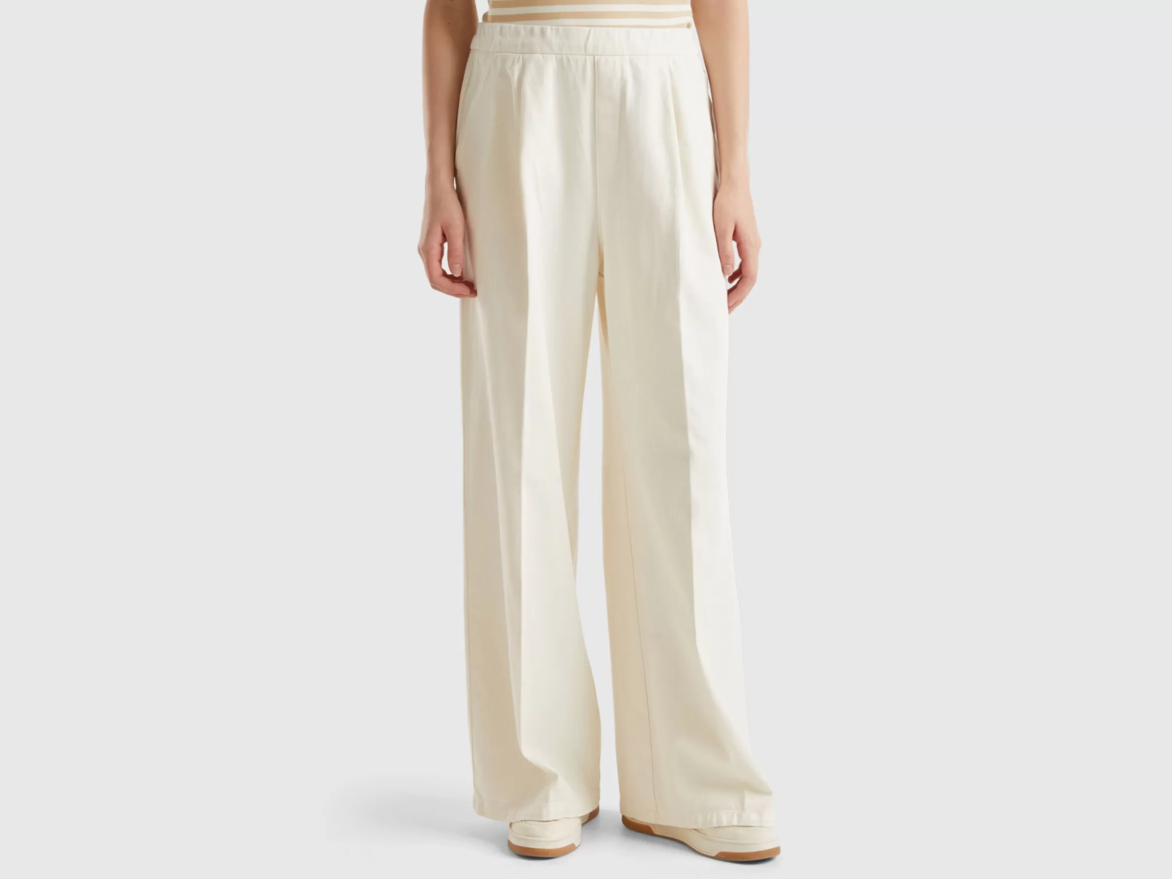 United Colors of Benetton High-waisted palazzo trousers
