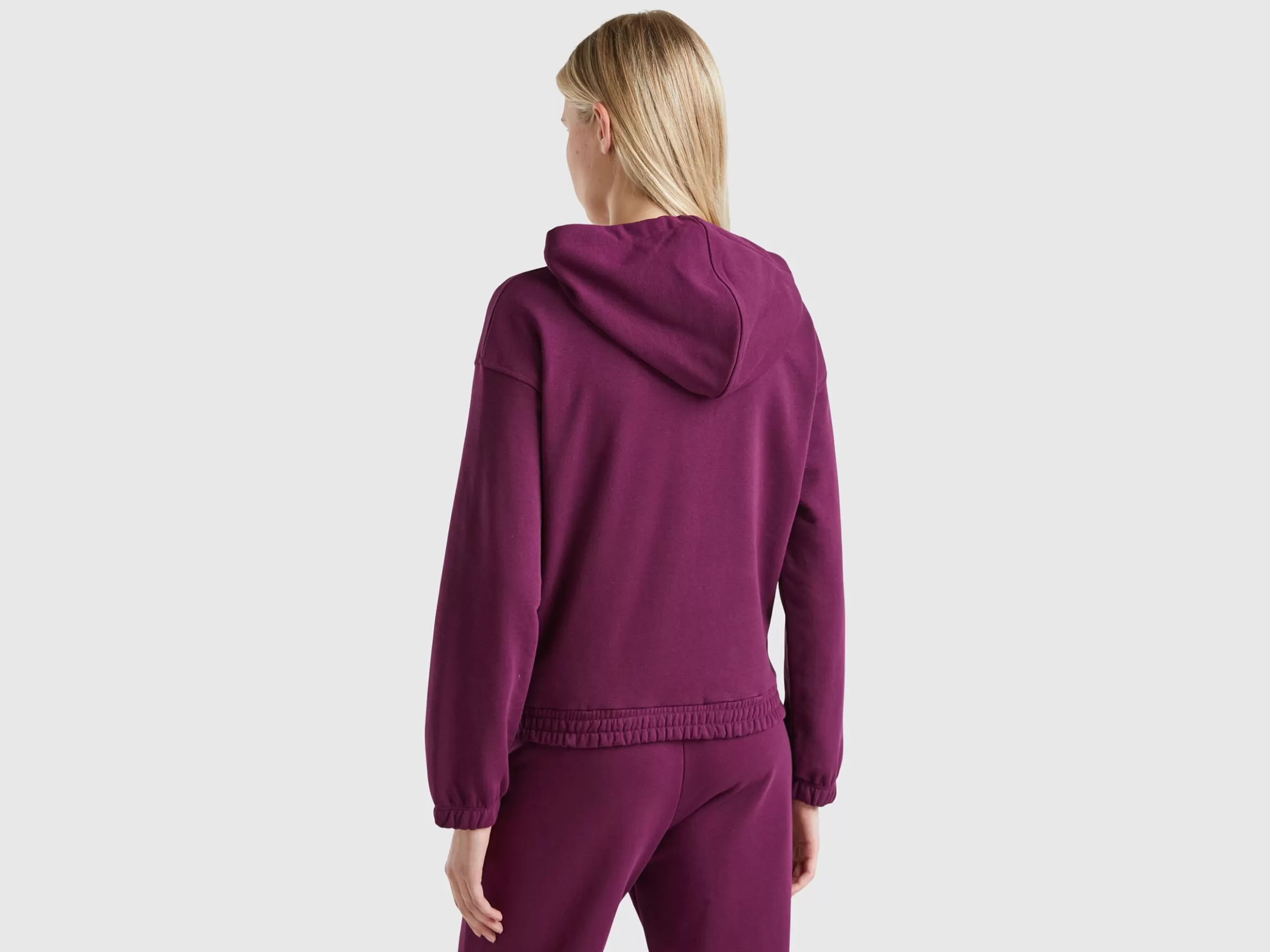 United Colors of Benetton Hoodie in cotton blend
