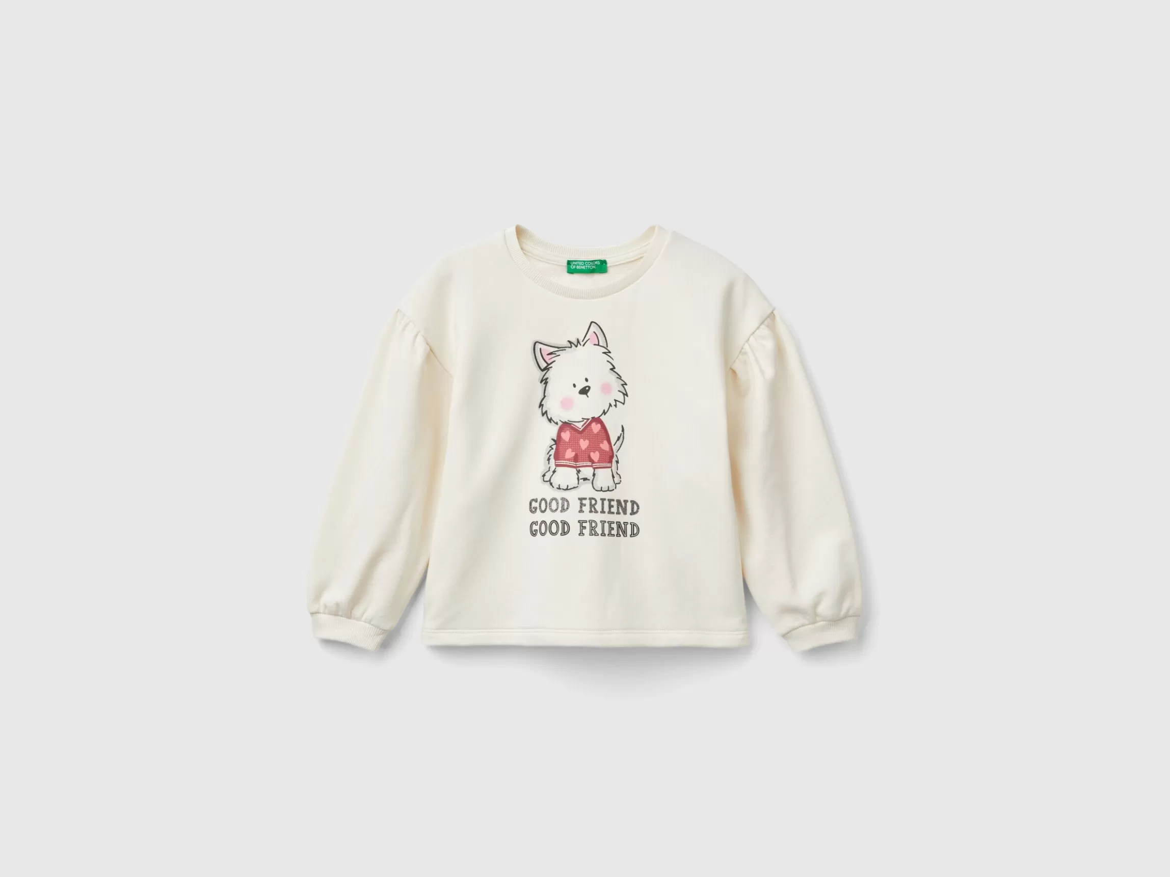 United Colors of Benetton Hoodie with glittery print