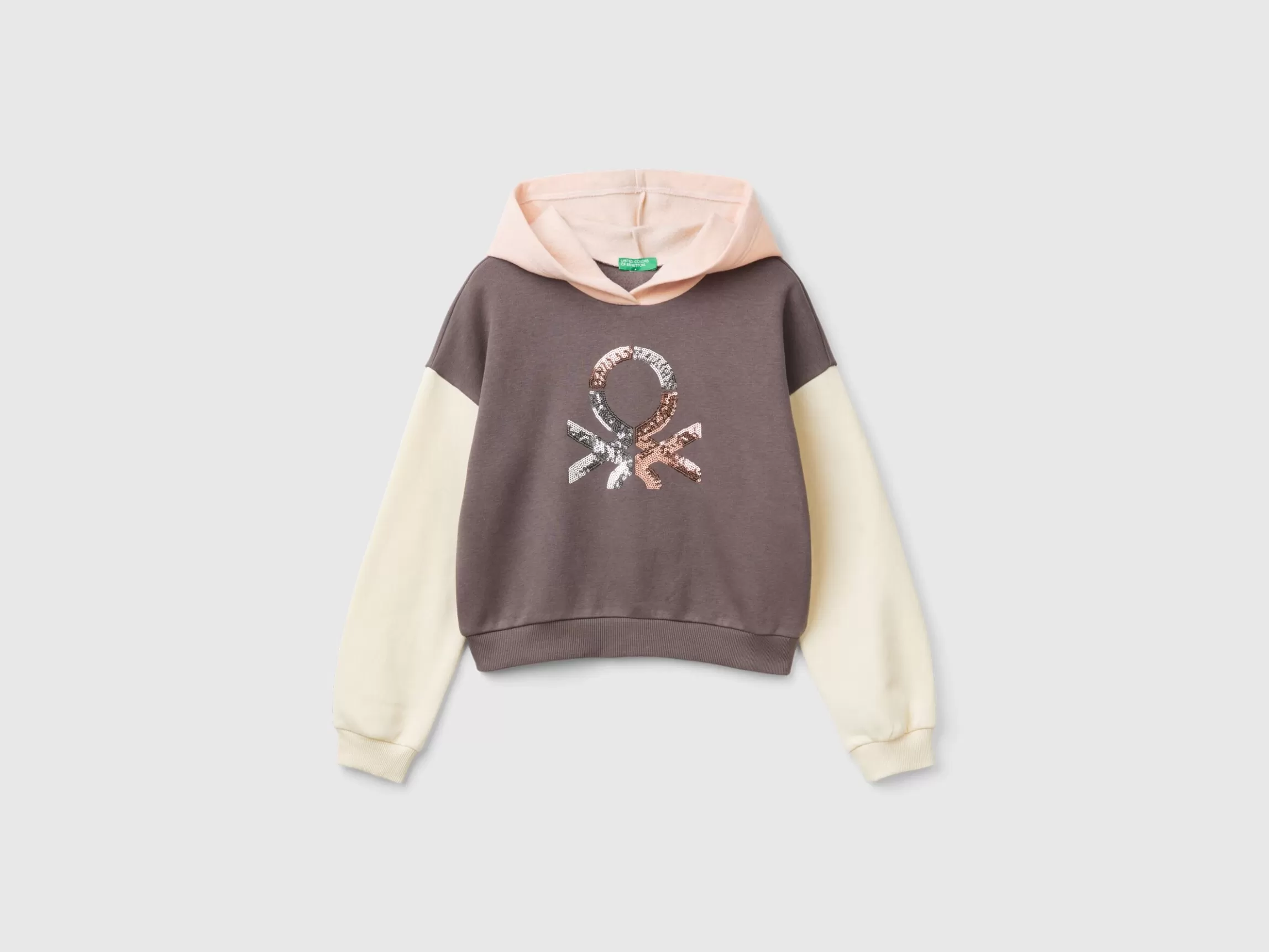 United Colors of Benetton Hoodie with sequins