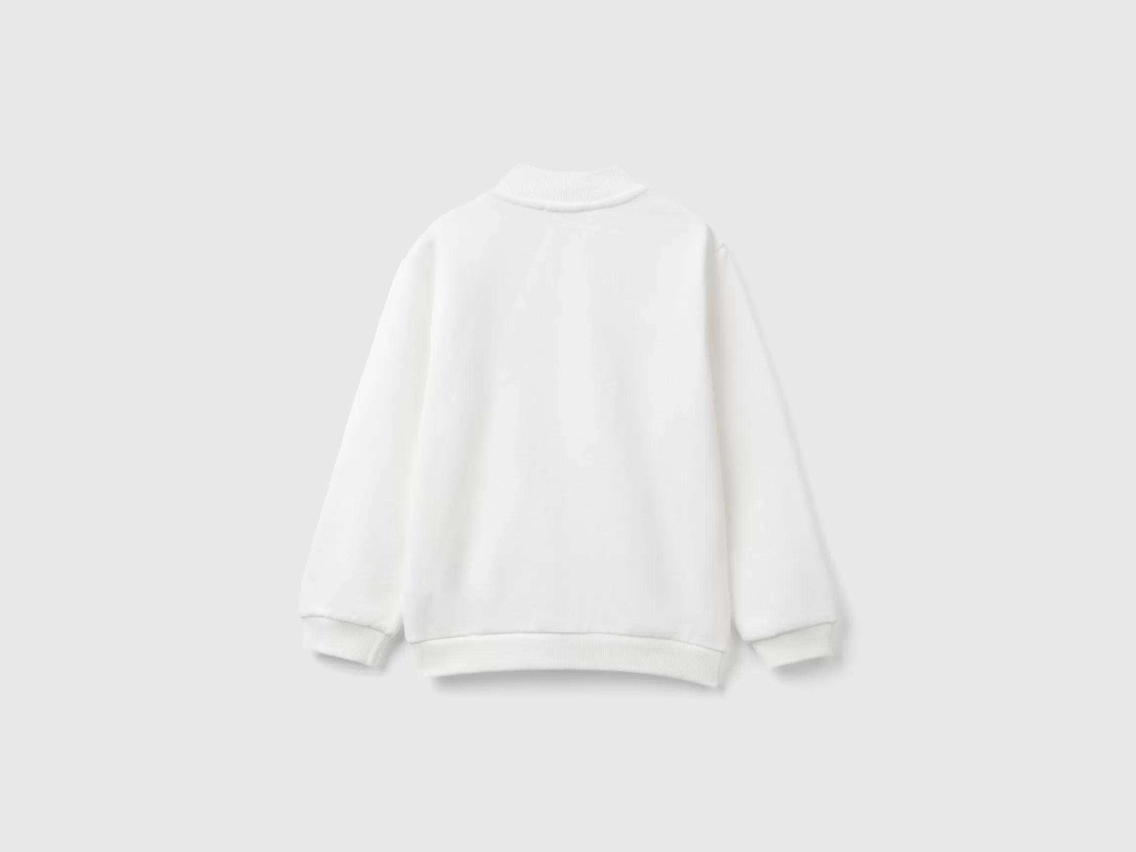 United Colors of Benetton Hoodie with zip in organic cotton