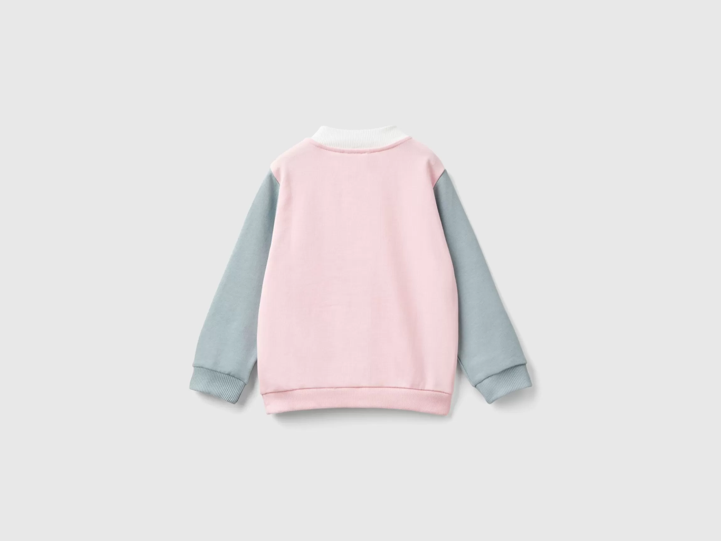 United Colors of Benetton Hoodie with zip in organic cotton
