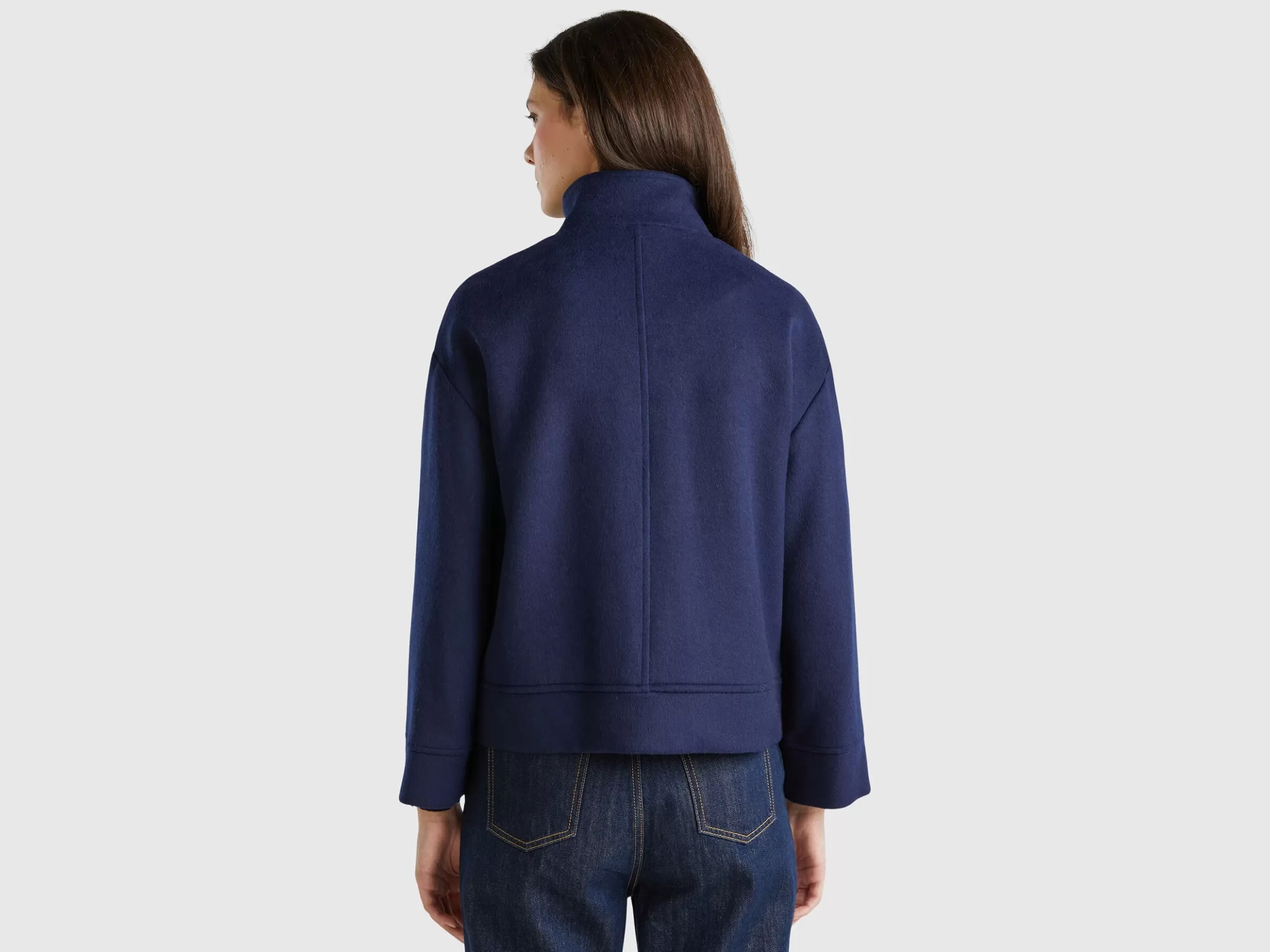 United Colors of Benetton Jacket in recycled wool blend