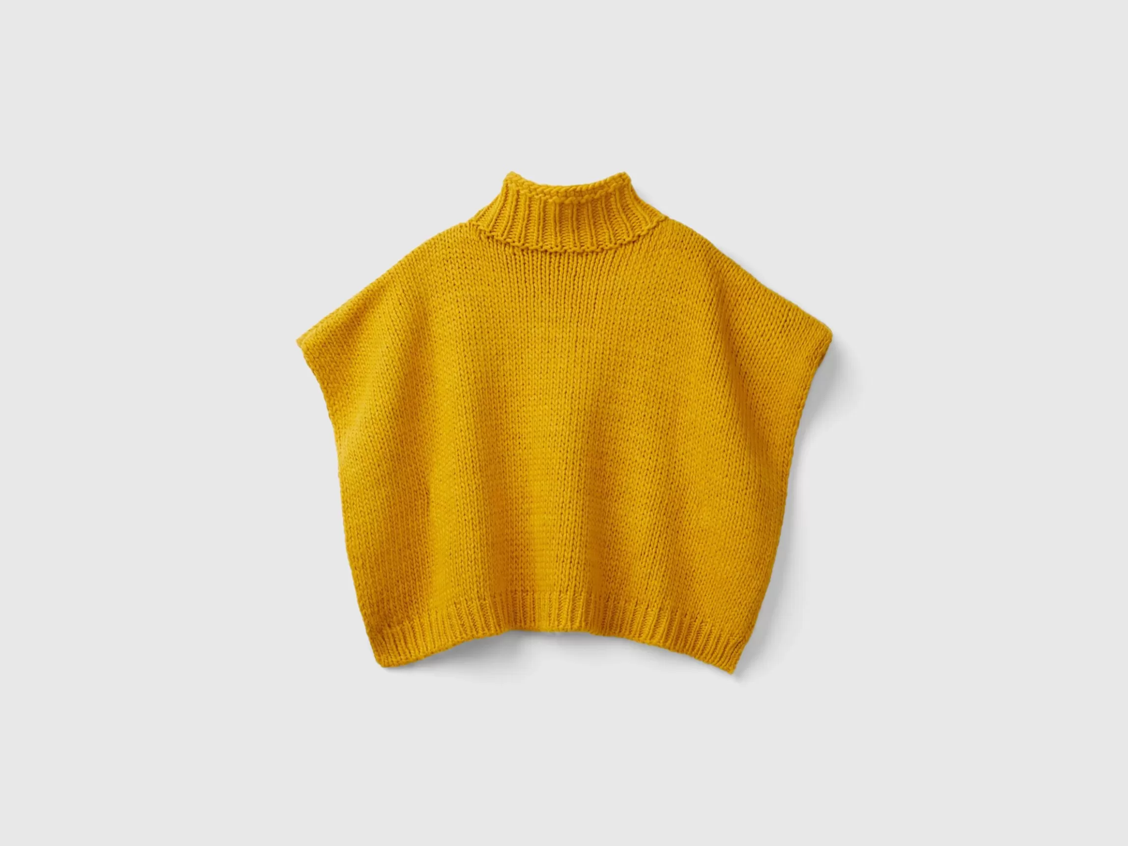 United Colors of Benetton Knit cape with lurex