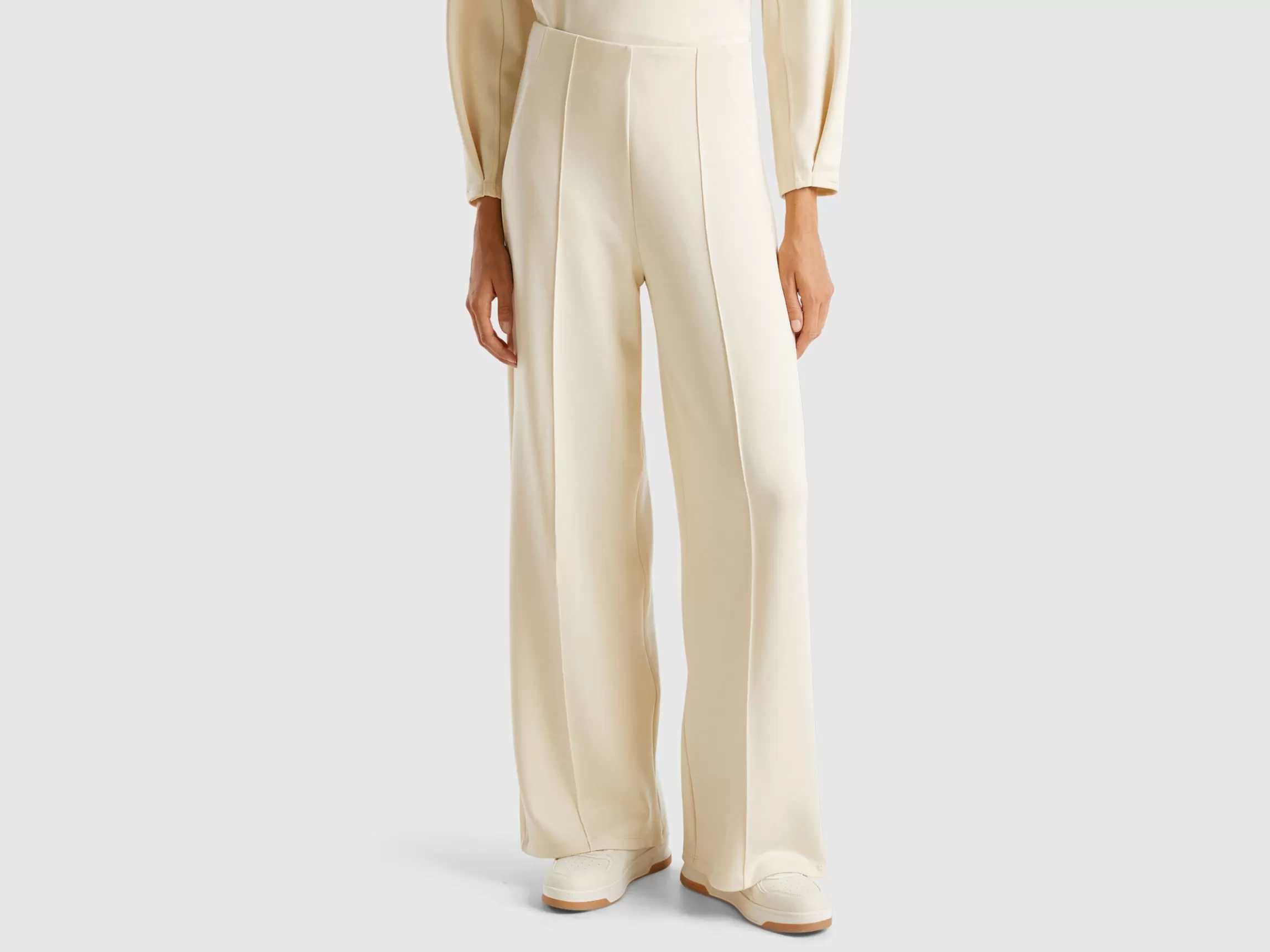 United Colors of Benetton Lightweight sweatpants in cotton and Modal® blend