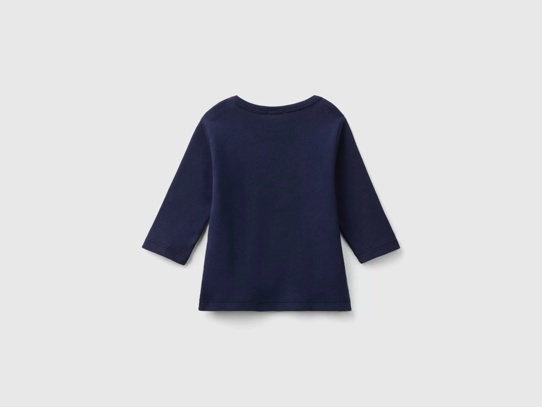 United Colors of Benetton Long sleeve 100% organic cotton t-shirt