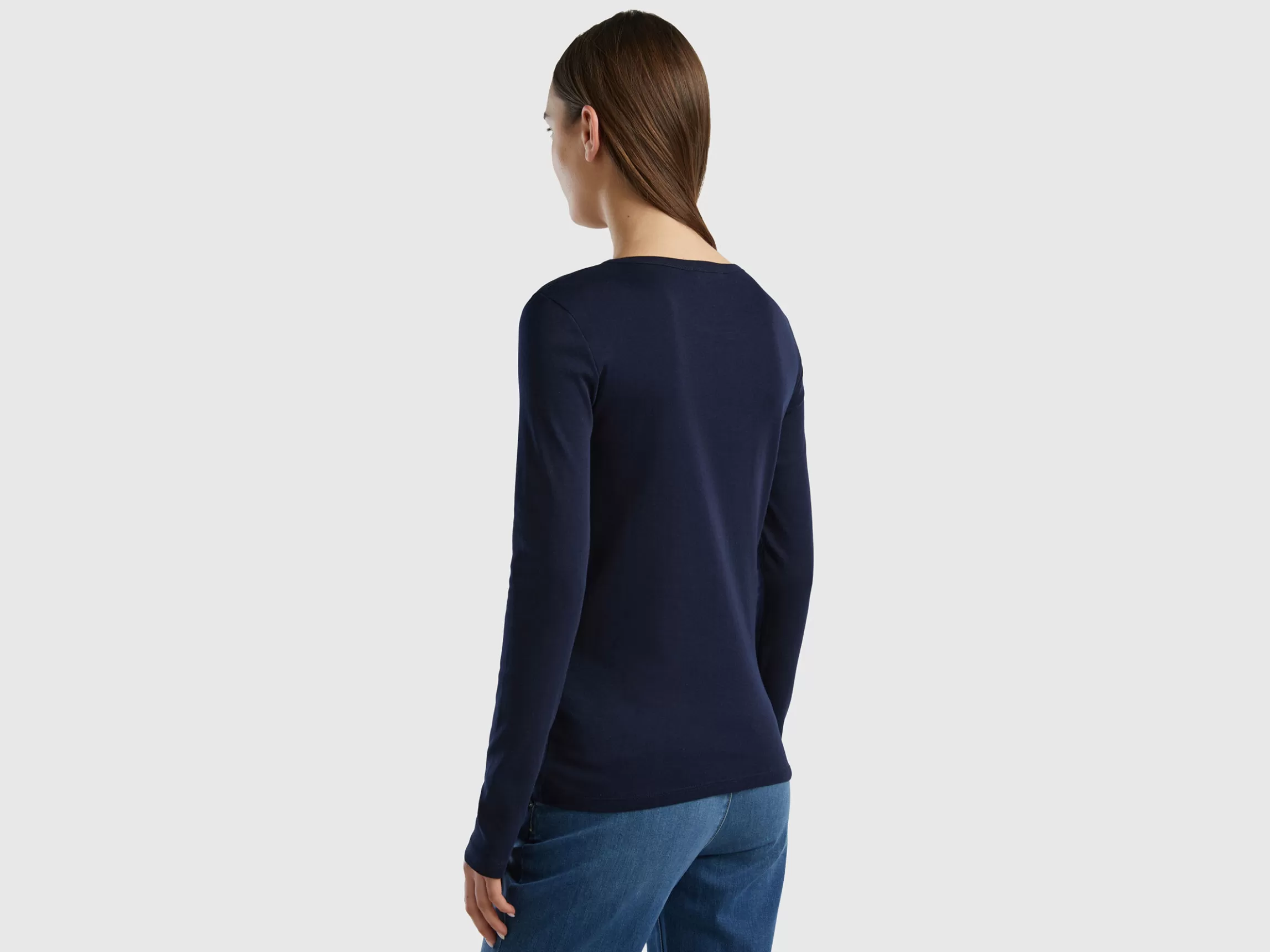 United Colors of Benetton Long sleeve t-shirt in 100% cotton
