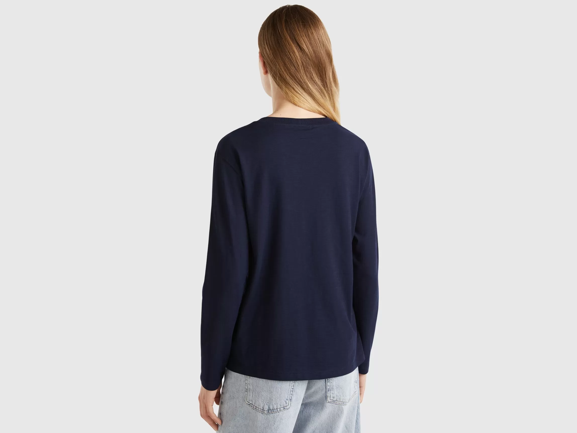 United Colors of Benetton Long sleeve light cotton t-shirt