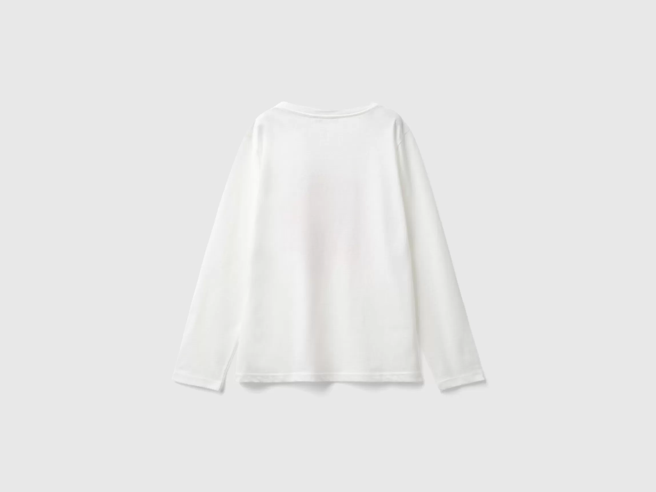 United Colors of Benetton Long sleeve organic cotton t-shirt