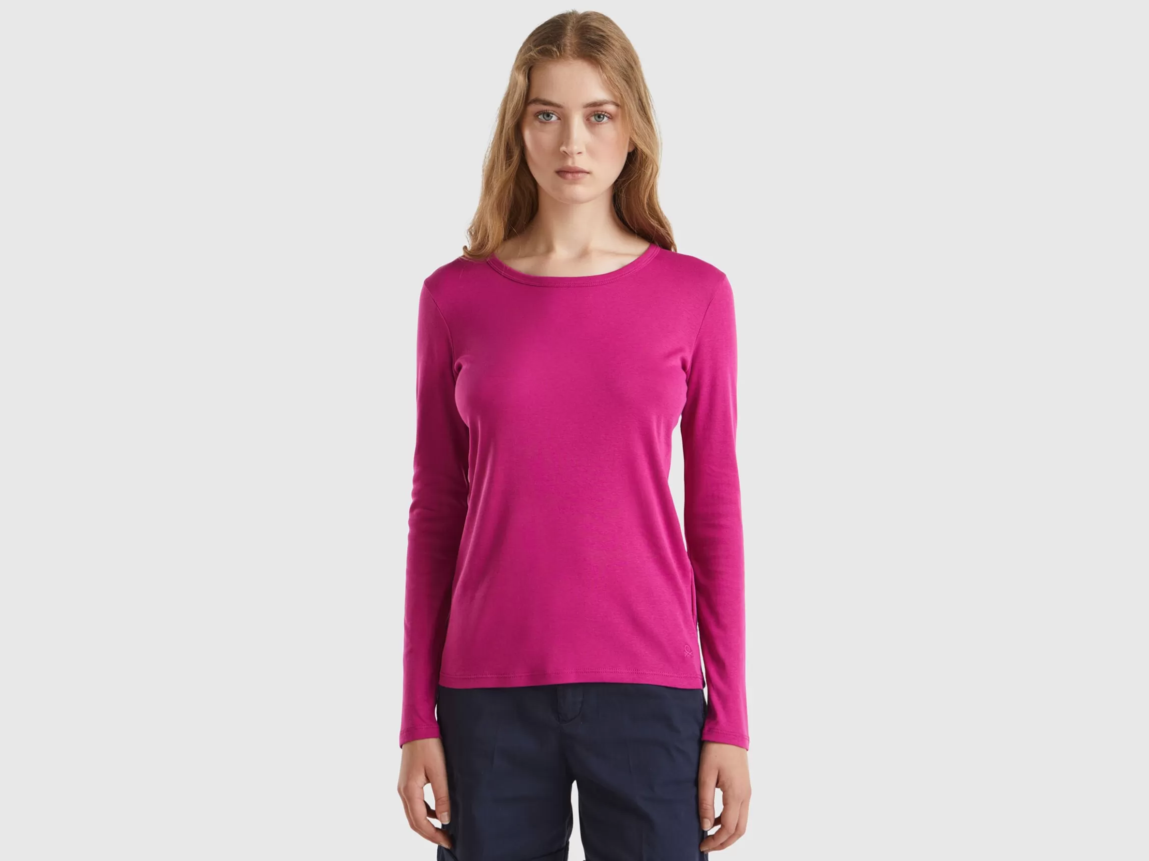 United Colors of Benetton Long sleeve pure cotton t-shirt