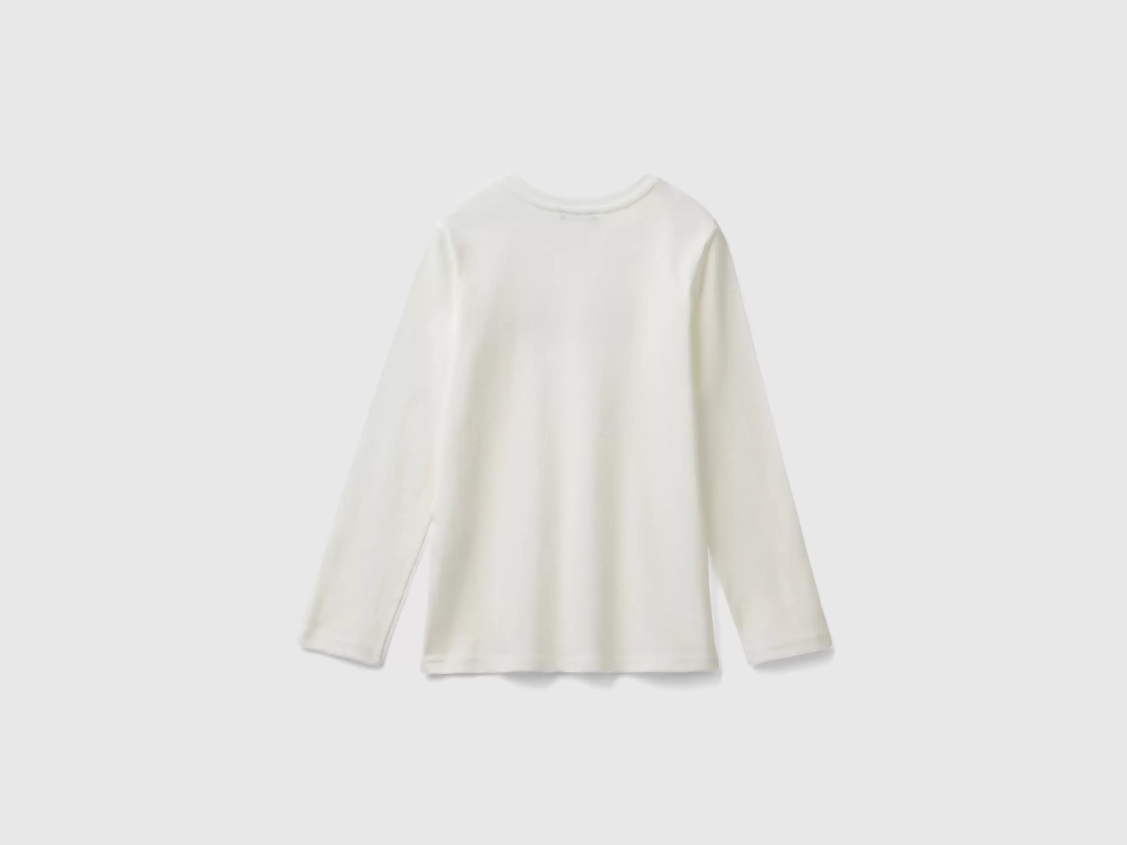 United Colors of Benetton Long sleeve t-shirt with glittery print