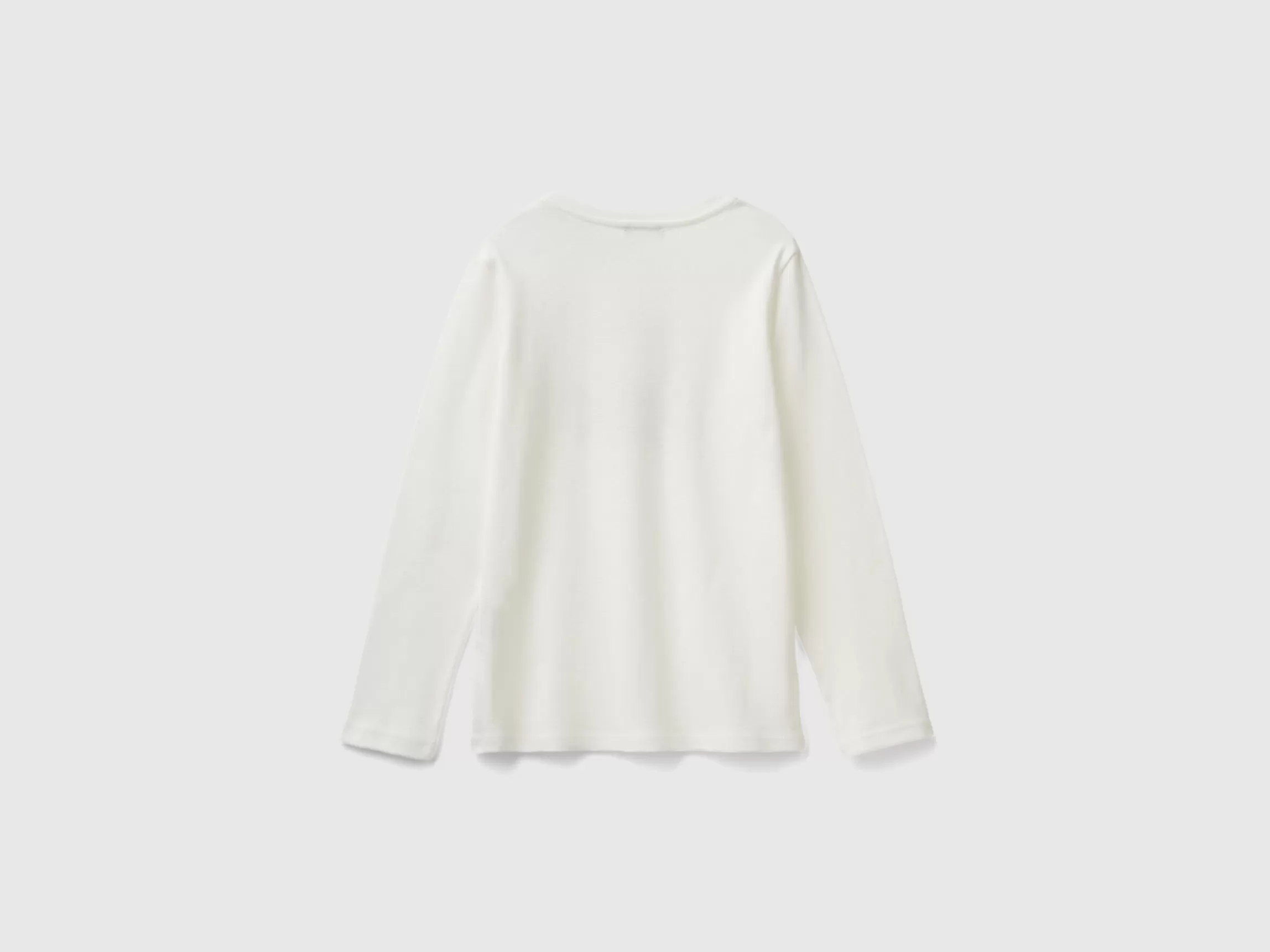 United Colors of Benetton Long sleeve t-shirt with glittery print