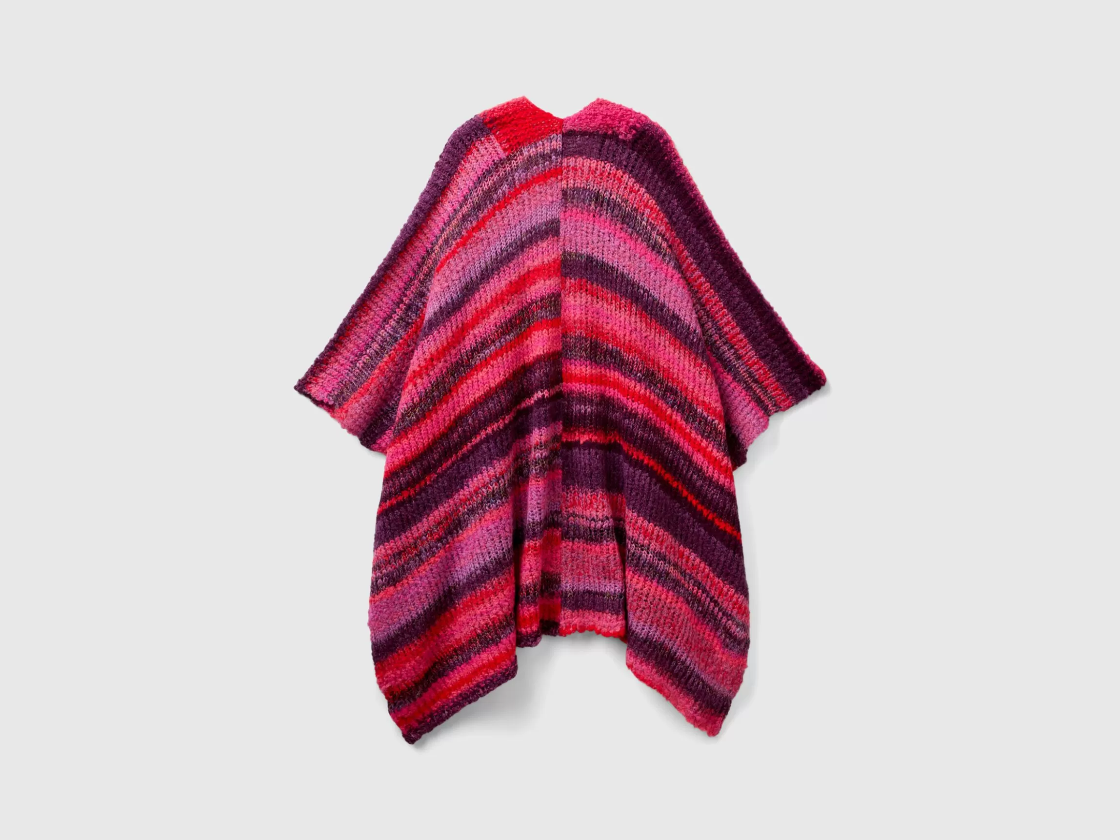 United Colors of Benetton Multicolor poncho in wool blend