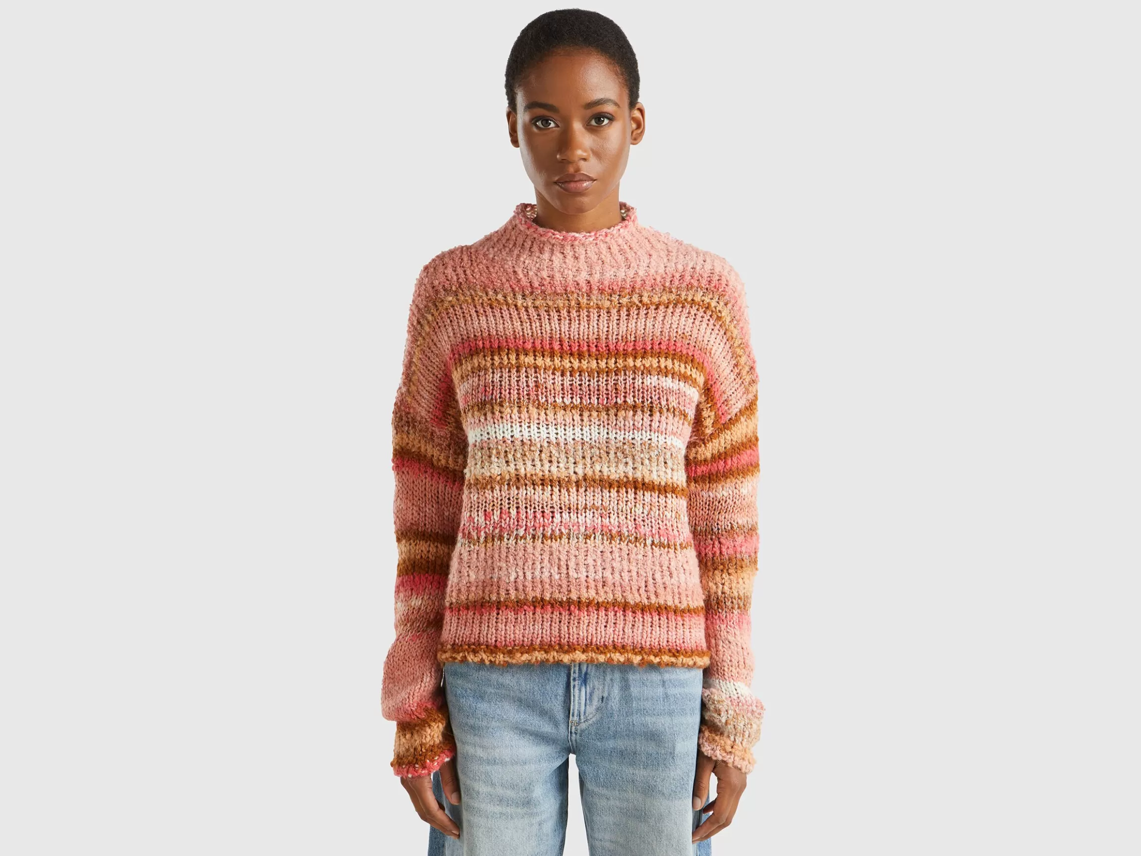 United Colors of Benetton Multicolor sweater in wool blend