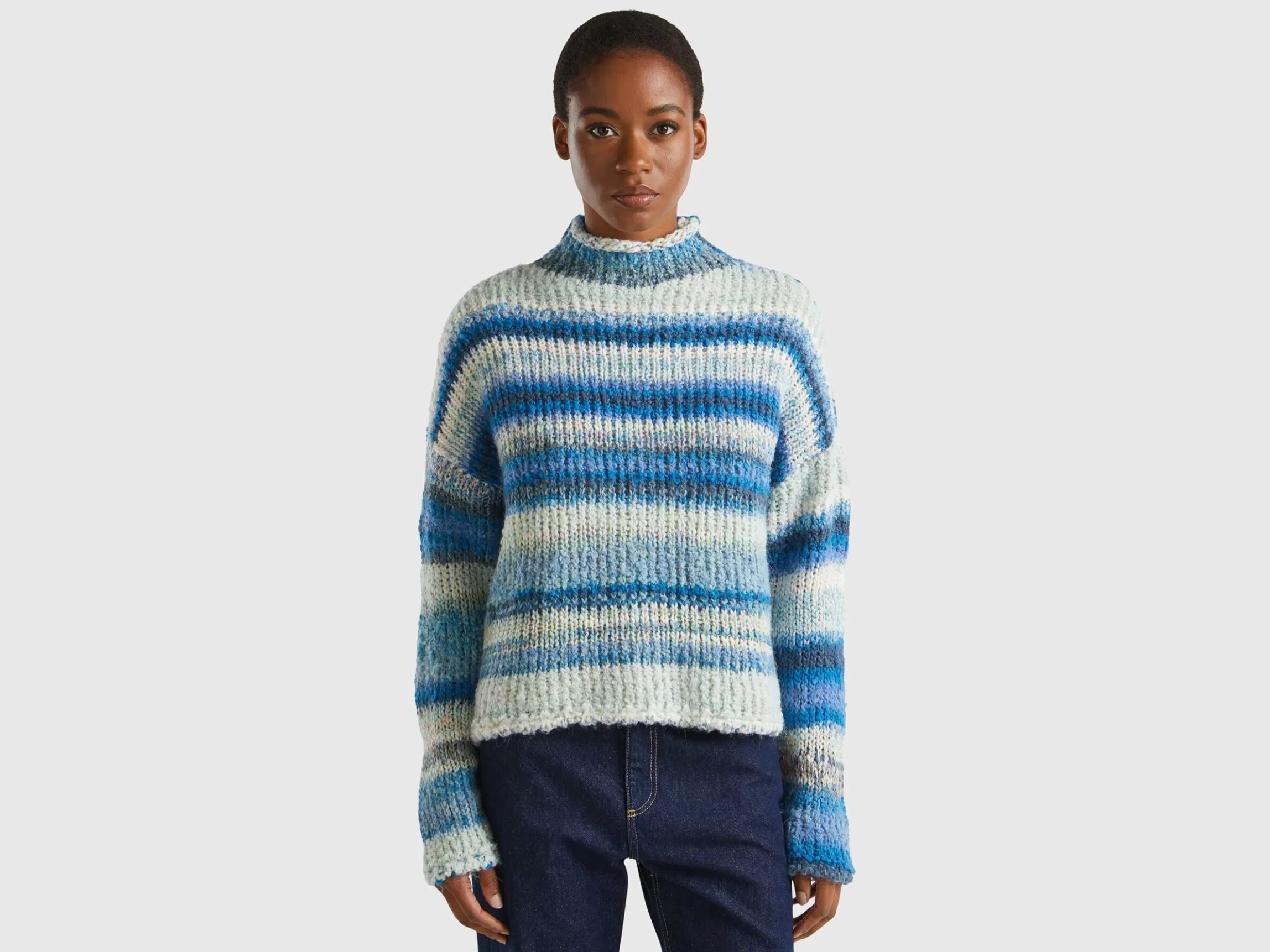 United Colors of Benetton Multicolor sweater in wool blend