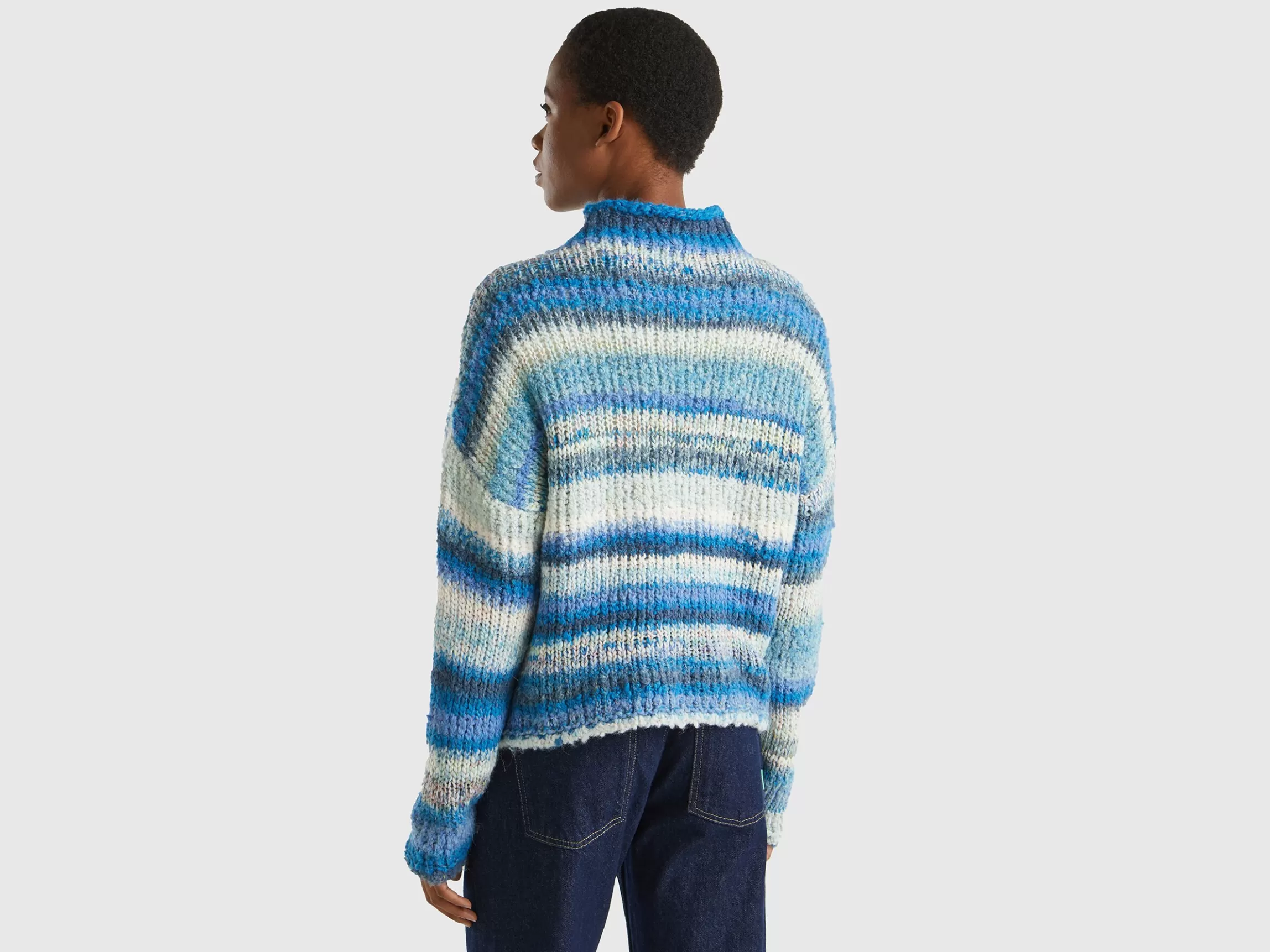 United Colors of Benetton Multicolor sweater in wool blend