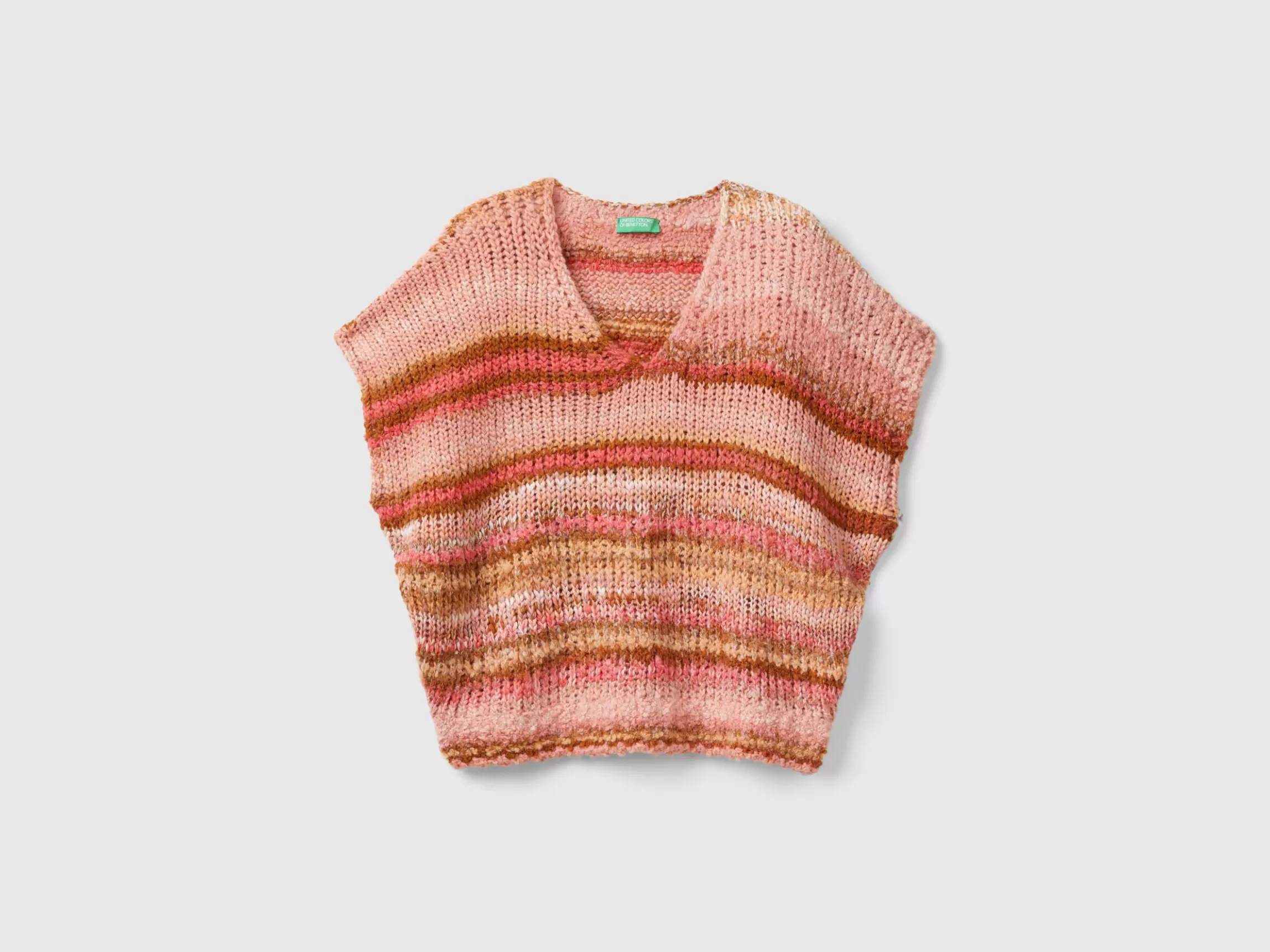 United Colors of Benetton Multicolor vest in wool blend