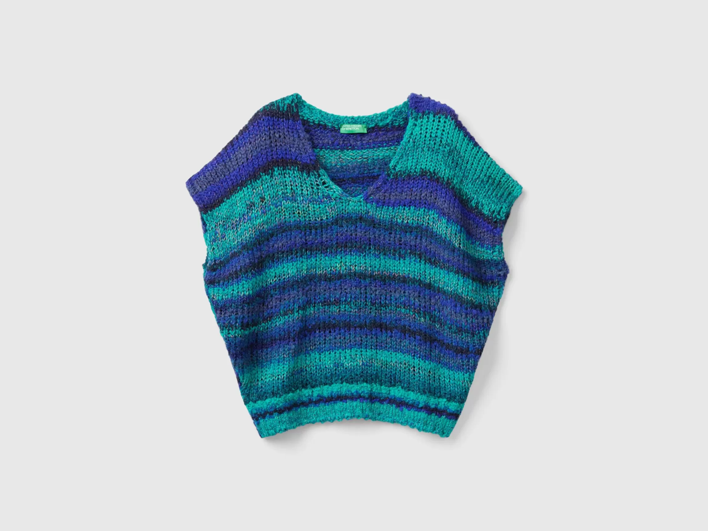 United Colors of Benetton Multicolor vest in wool blend